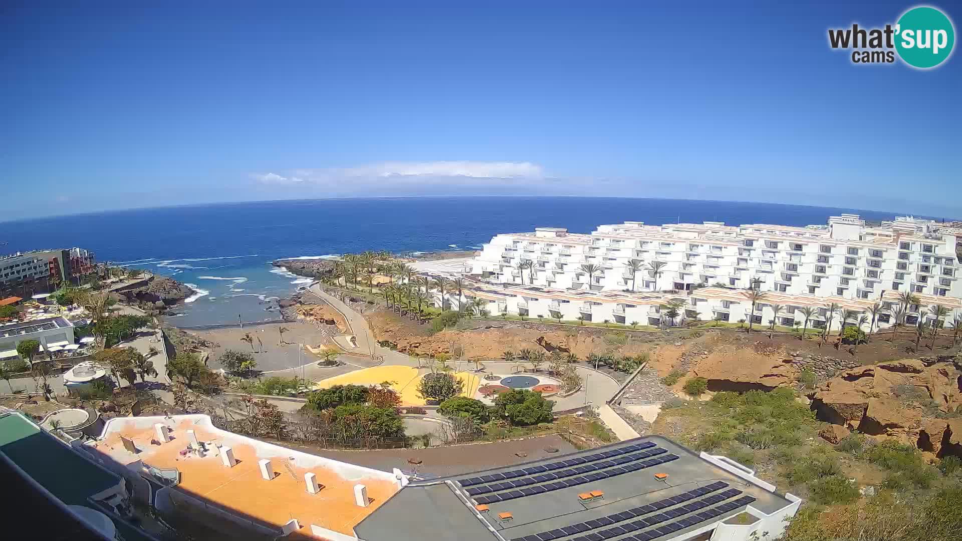 Live-Webcam Las Galgas Strand – Playa Paraiso – Insel La Gomera – Costa Adeje – Teneriffa