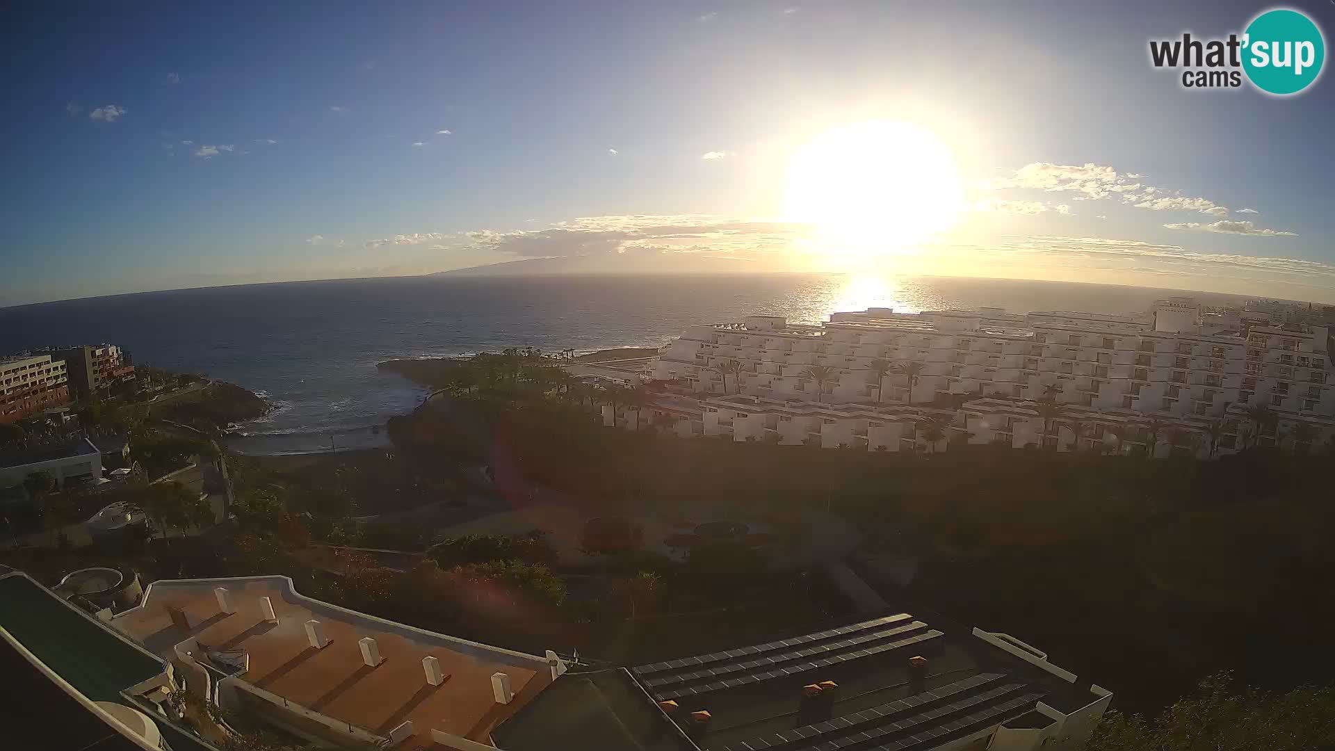 Webcam en vivo Playa de Las Galgas – Playa Paraíso – Isla de La Gomera – Costa Adeje – Tenerife