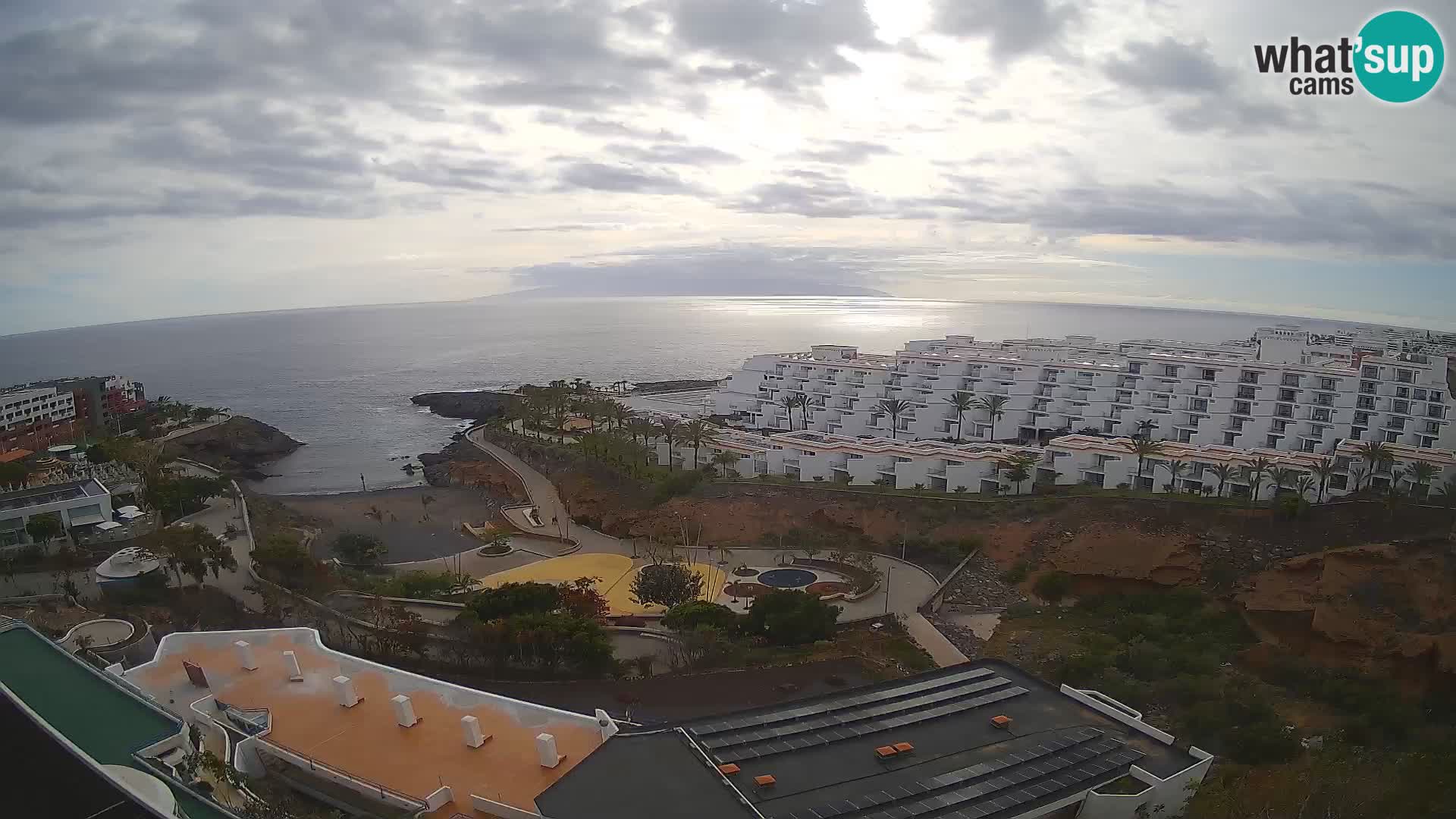 Web kamera uživo Playa de Las Galgas – Playa Paraiso – otok La Gomera – Costa Adeje – Tenerife
