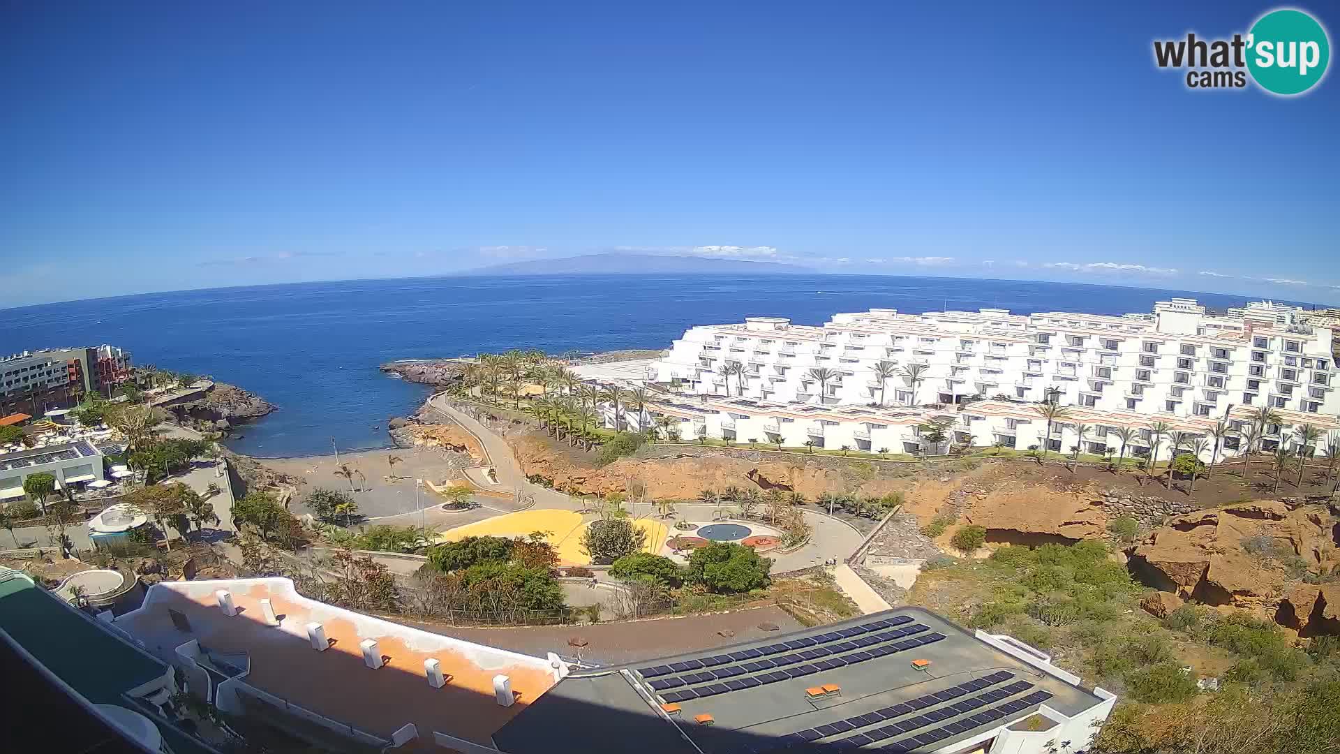Live-Webcam Las Galgas Strand – Playa Paraiso – Insel La Gomera – Costa Adeje – Teneriffa