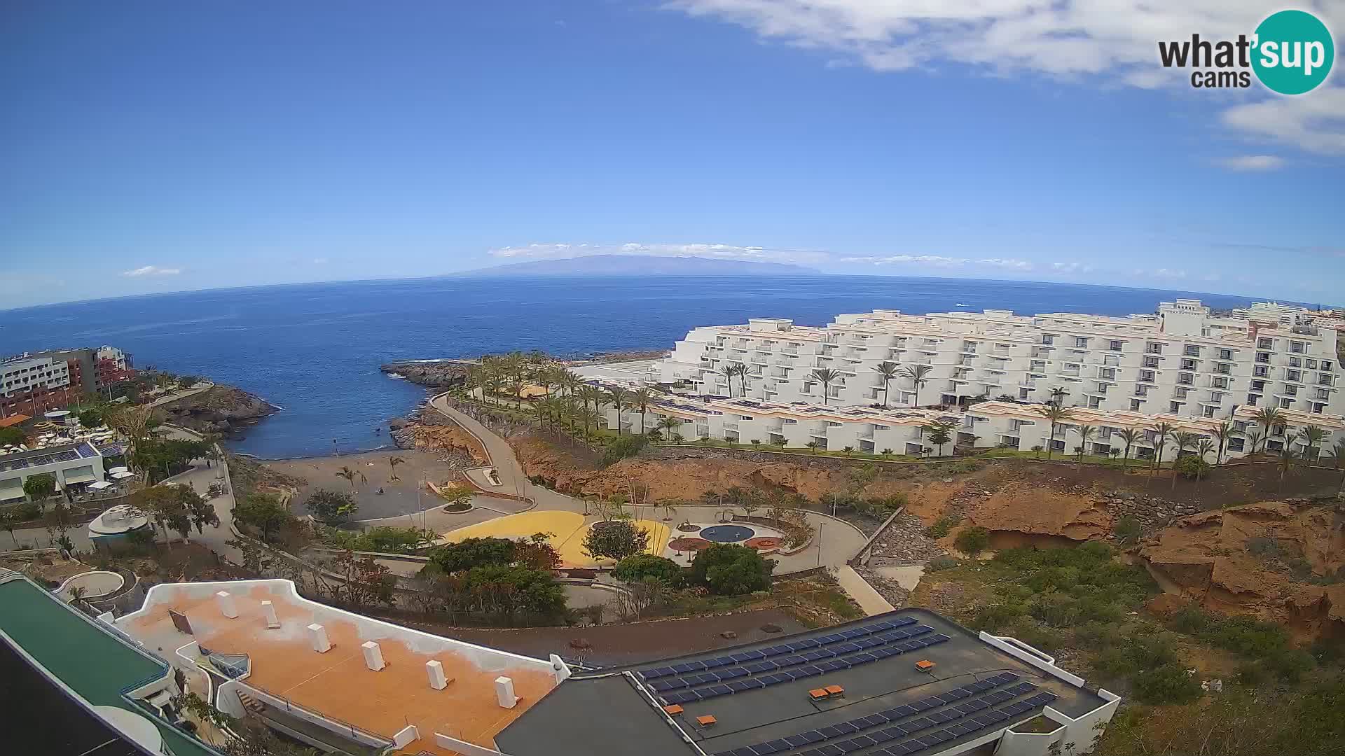 Webcam live spiaggia Las Galgas – Playa Paraiso – Isola La Gomera – Costa Adeje – Tenerife