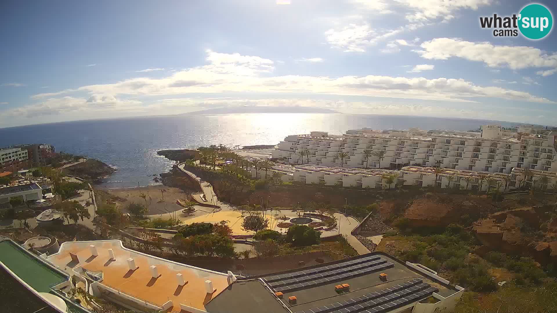 Live-Webcam Las Galgas Strand – Playa Paraiso – Insel La Gomera – Costa Adeje – Teneriffa