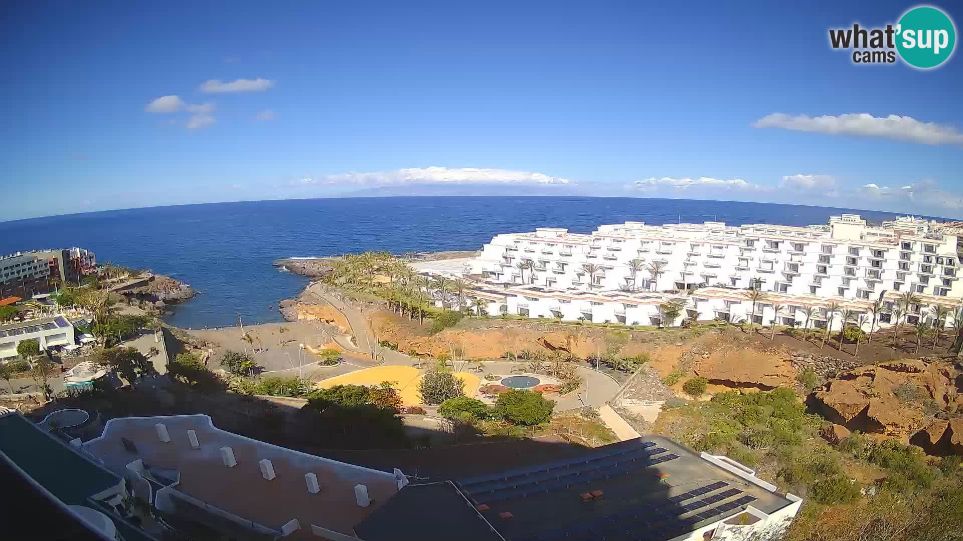 Webcam en vivo Playa de Las Galgas – Playa Paraíso – Isla de La Gomera – Costa Adeje – Tenerife