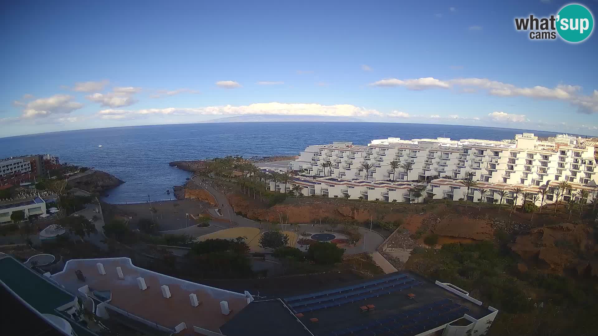 Live-Webcam Las Galgas Strand – Playa Paraiso – Insel La Gomera – Costa Adeje – Teneriffa