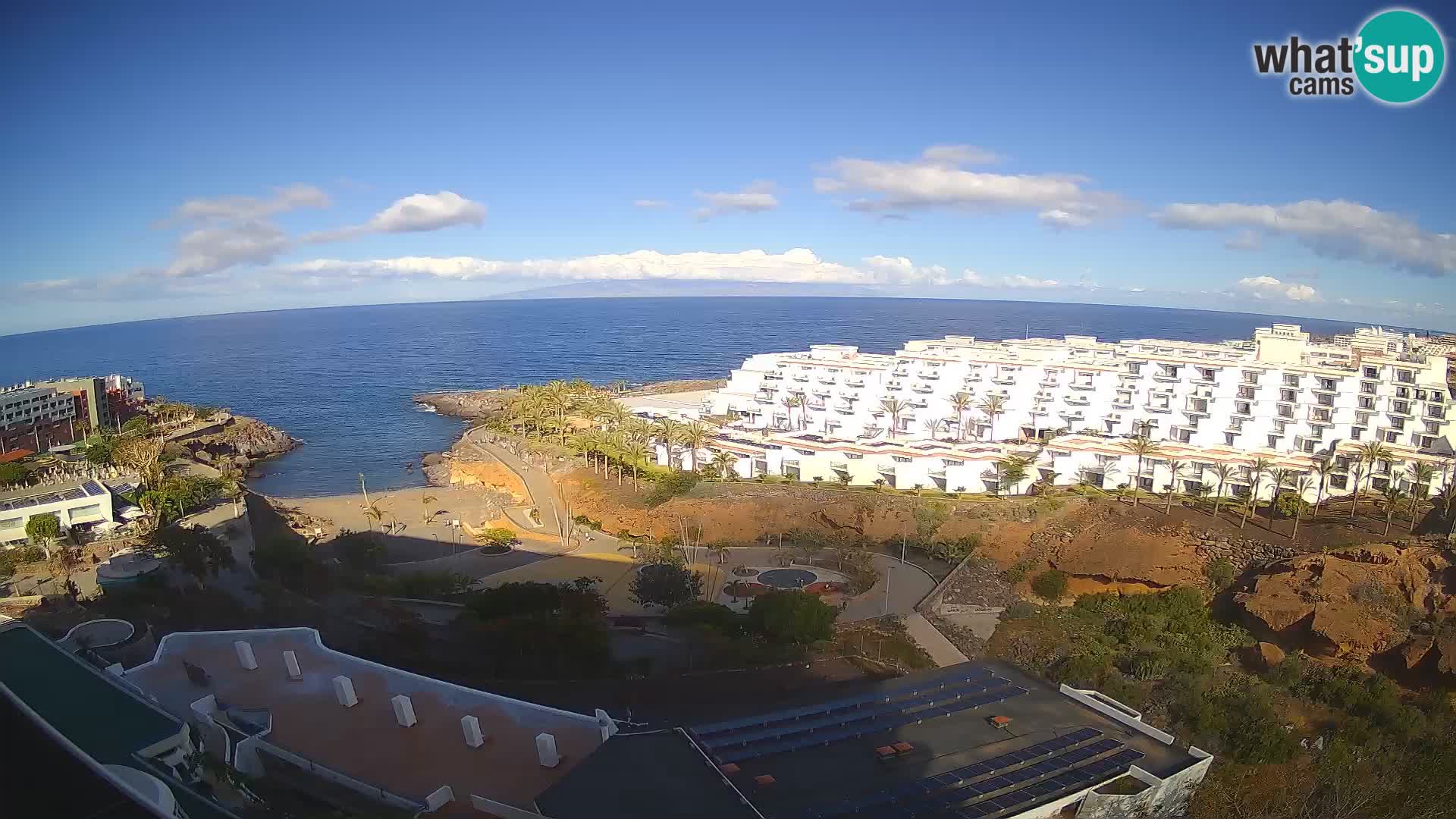 Webcam en vivo Playa de Las Galgas – Playa Paraíso – Isla de La Gomera – Costa Adeje – Tenerife