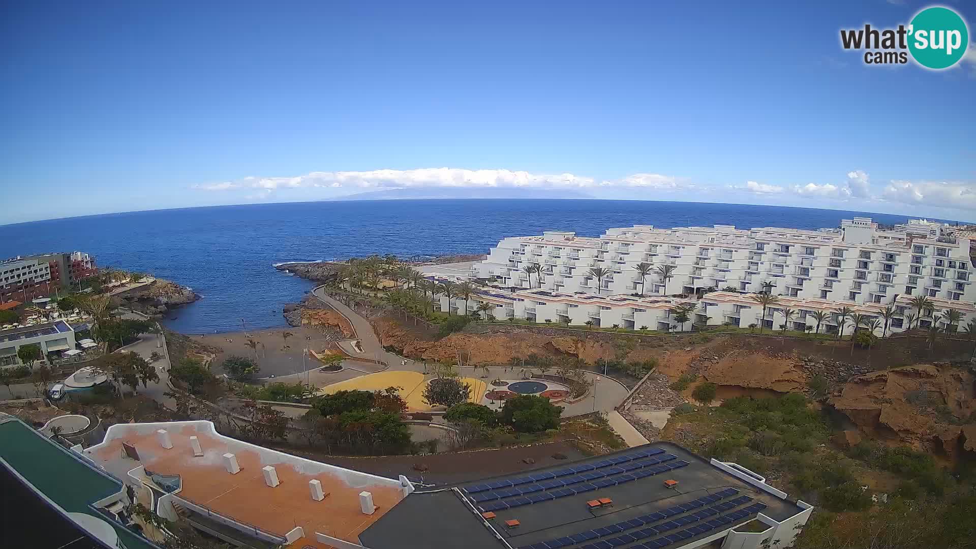 Live-Webcam Las Galgas Strand – Playa Paraiso – Insel La Gomera – Costa Adeje – Teneriffa