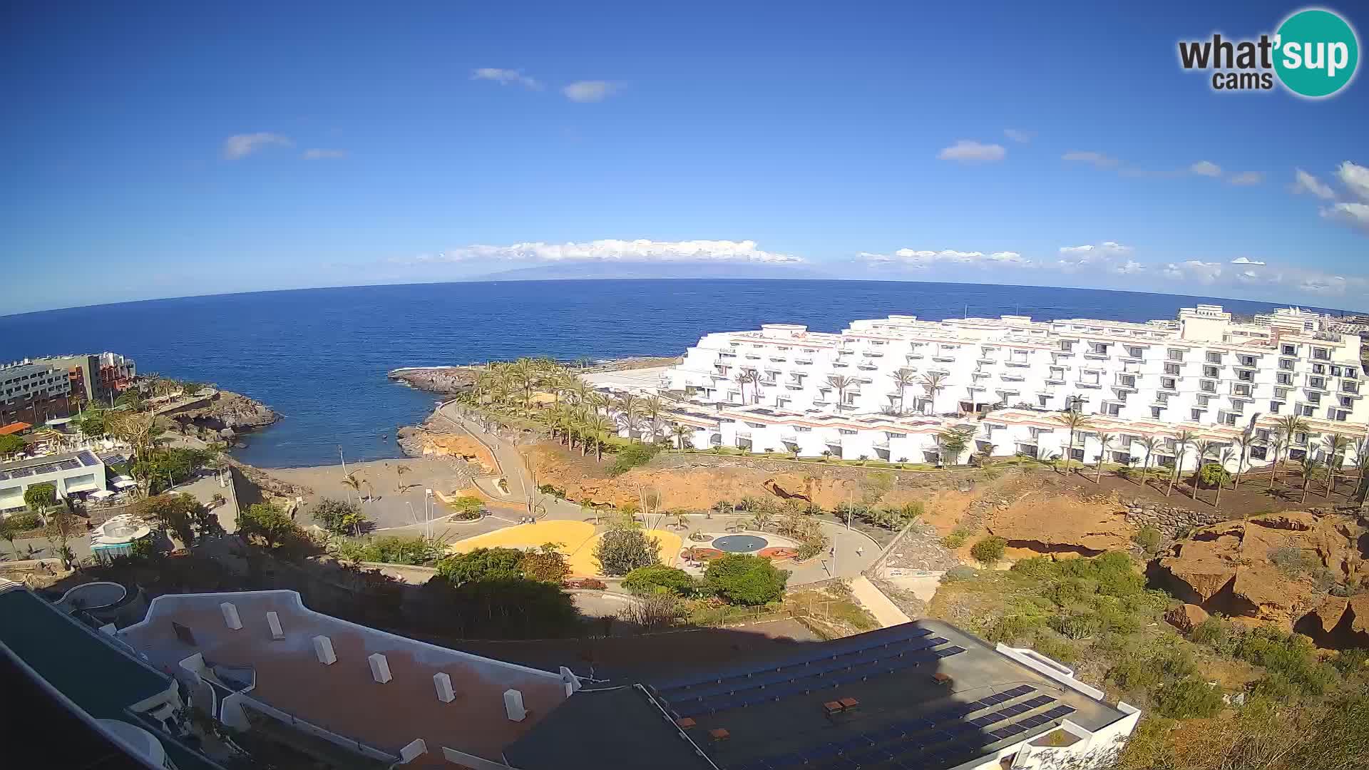 Live-Webcam Las Galgas Strand – Playa Paraiso – Insel La Gomera – Costa Adeje – Teneriffa