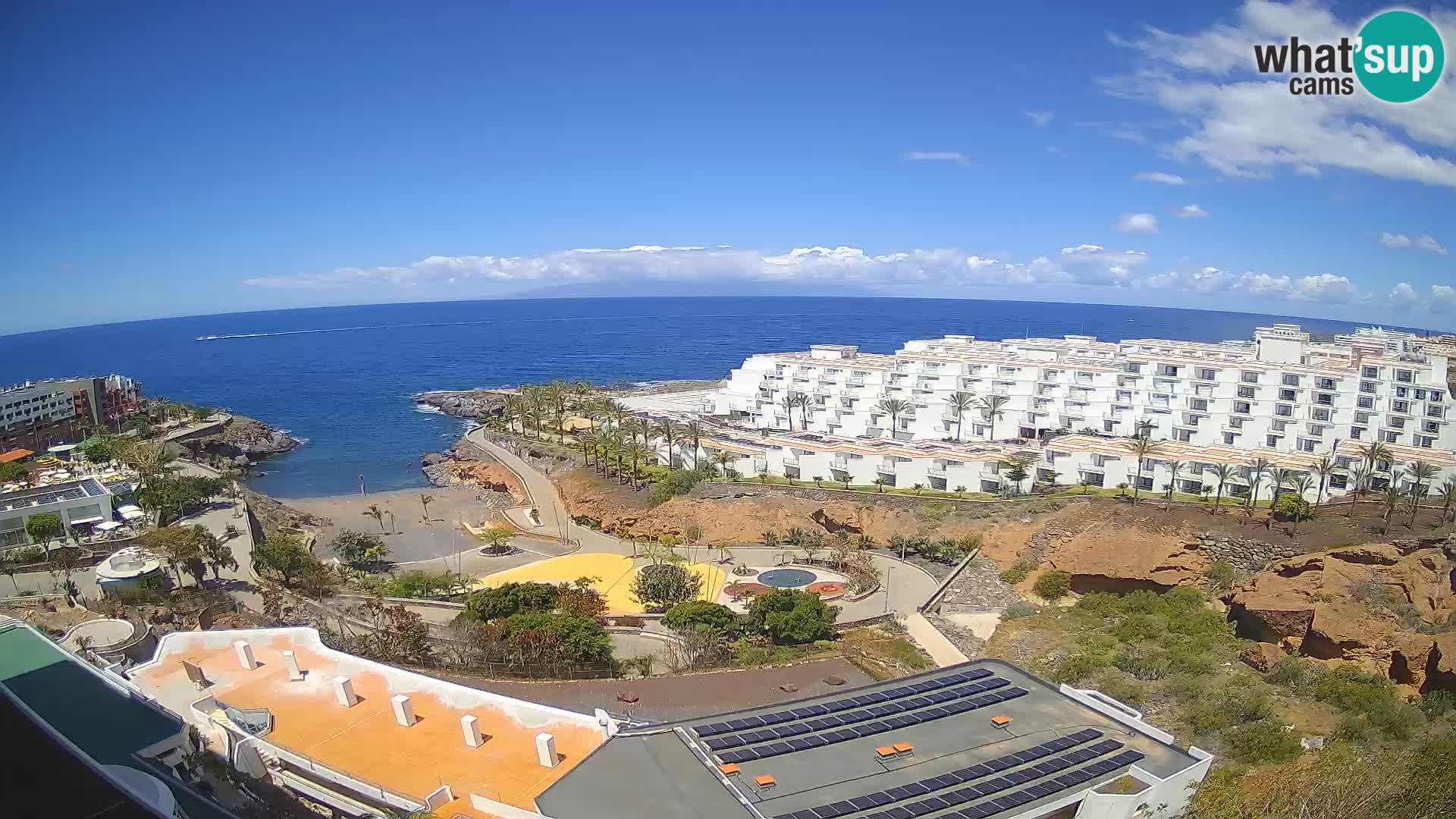 Live-Webcam Las Galgas Strand – Playa Paraiso – Insel La Gomera – Costa Adeje – Teneriffa