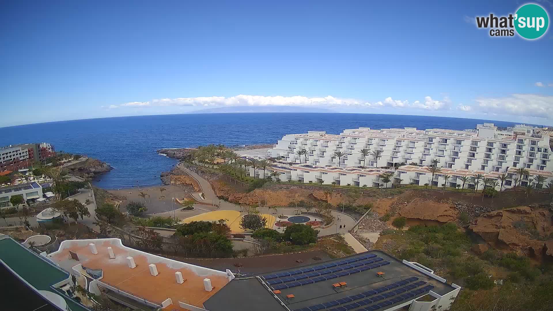 Live-Webcam Las Galgas Strand – Playa Paraiso – Insel La Gomera – Costa Adeje – Teneriffa