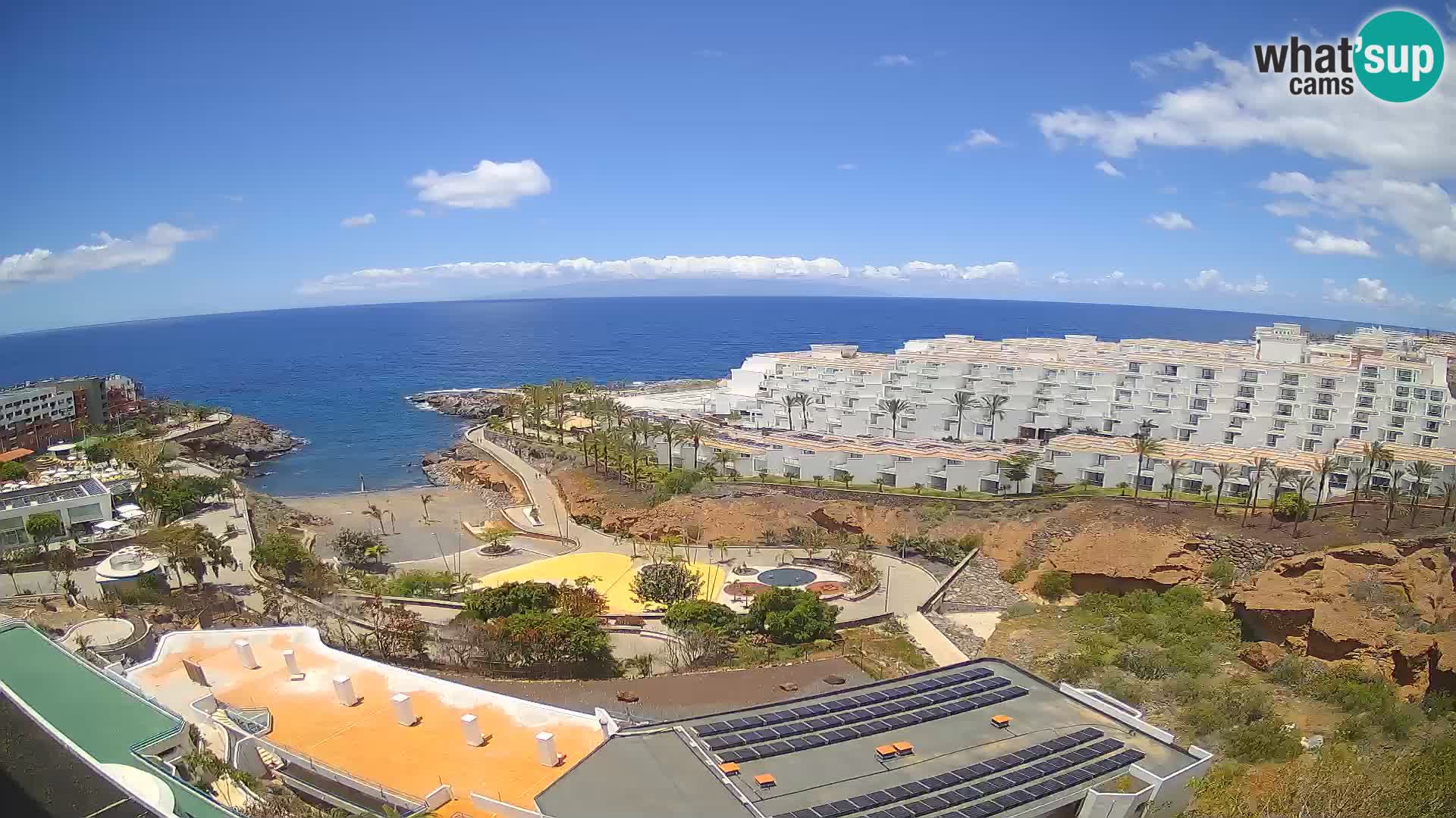 Webcam en direct Playa de Las Galgas – Playa Paraiso – île de La Gomera – Costa Adeje – Tenerife