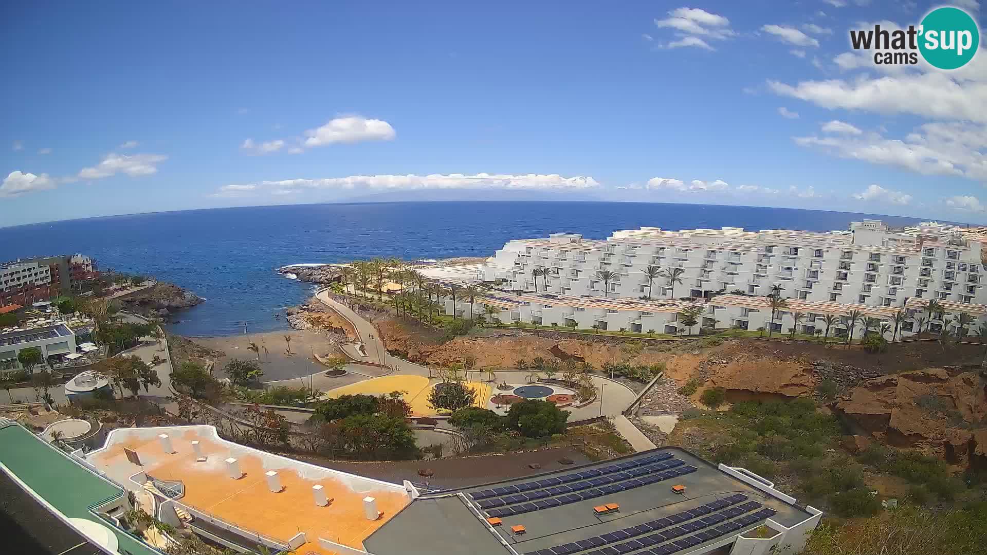 Webcam live spiaggia Las Galgas – Playa Paraiso – Isola La Gomera – Costa Adeje – Tenerife