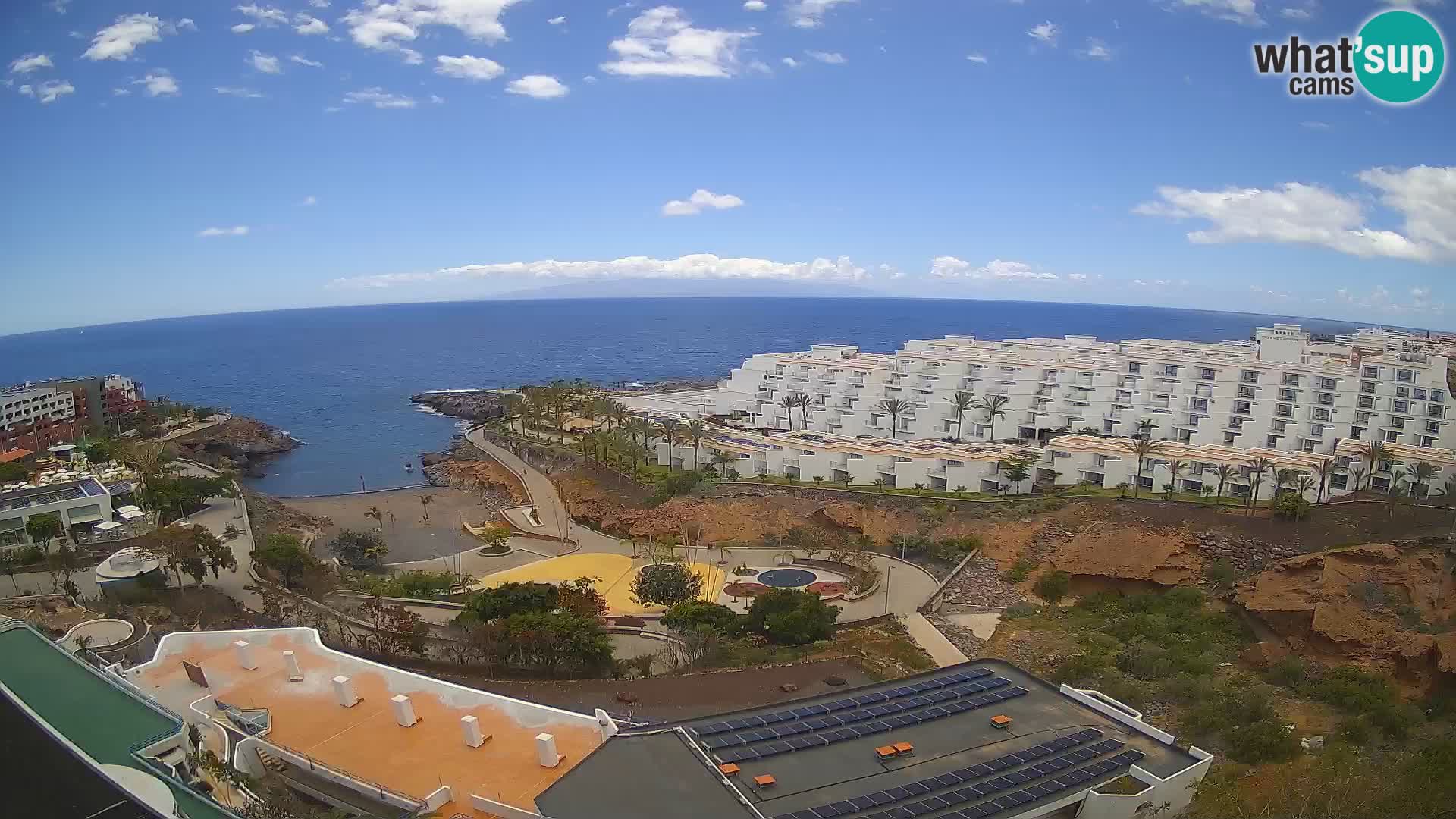 Webcam en vivo Playa de Las Galgas – Playa Paraíso – Isla de La Gomera – Costa Adeje – Tenerife