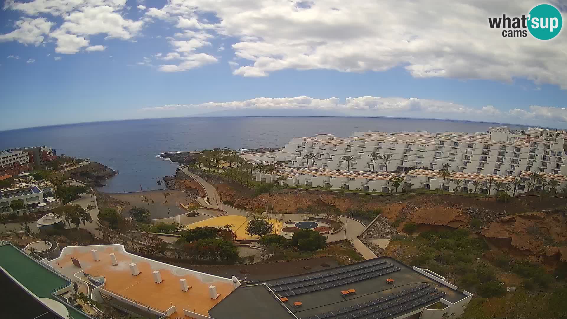 Webcam live spiaggia Las Galgas – Playa Paraiso – Isola La Gomera – Costa Adeje – Tenerife