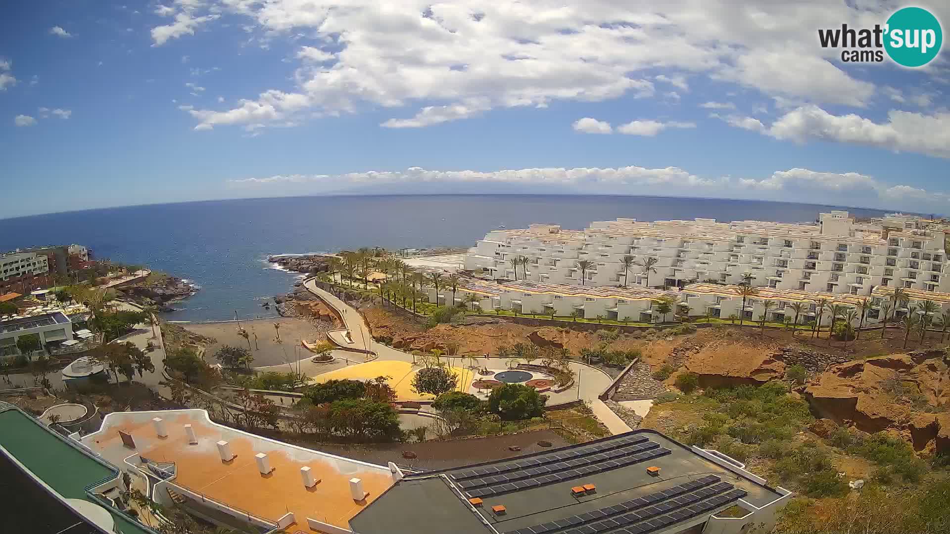 Web kamera uživo Playa de Las Galgas – Playa Paraiso – otok La Gomera – Costa Adeje – Tenerife