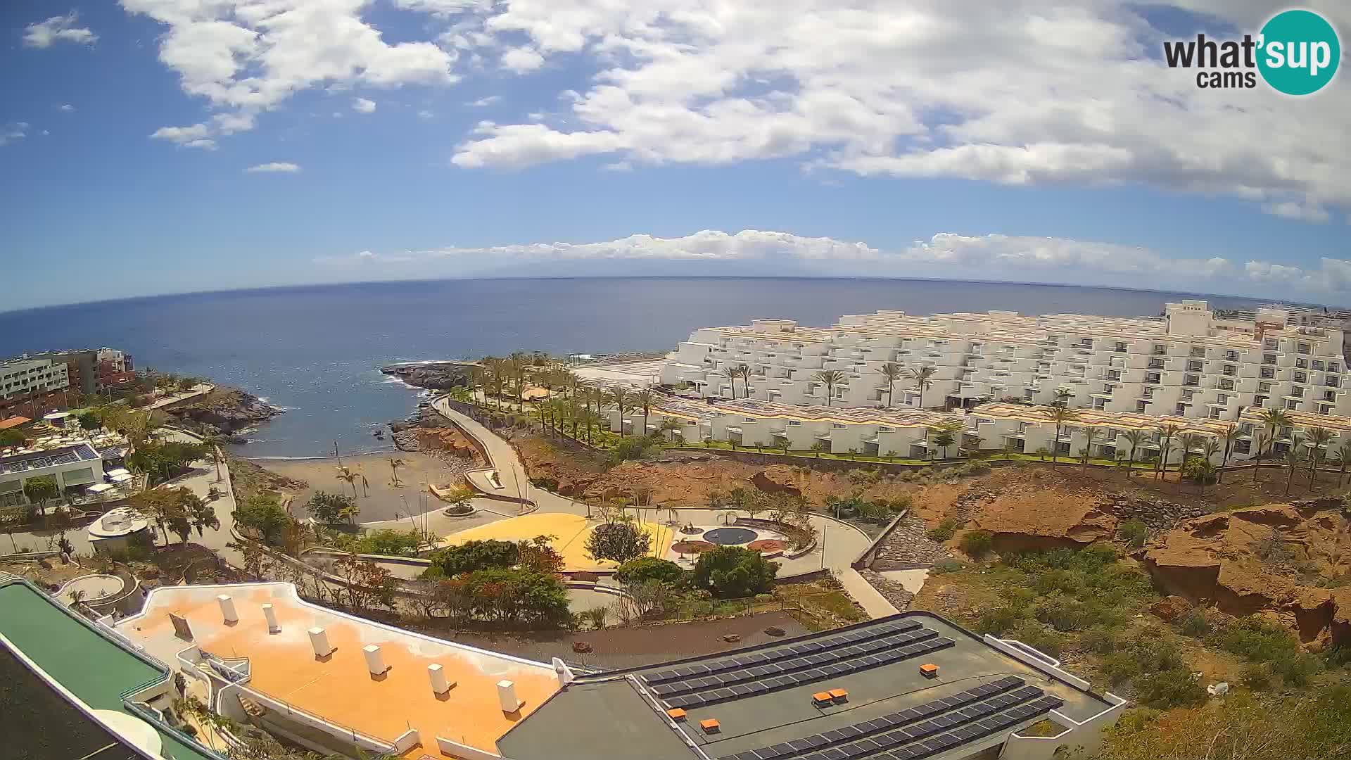 Live-Webcam Las Galgas Strand – Playa Paraiso – Insel La Gomera – Costa Adeje – Teneriffa
