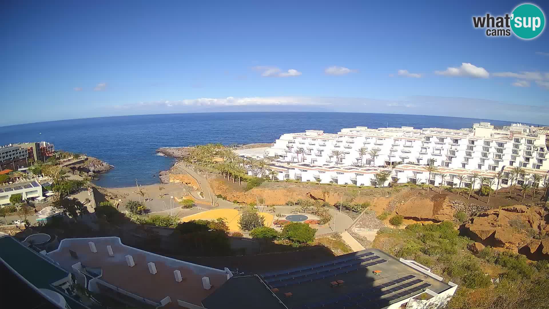 Webcam en vivo Playa de Las Galgas – Playa Paraíso – Isla de La Gomera – Costa Adeje – Tenerife