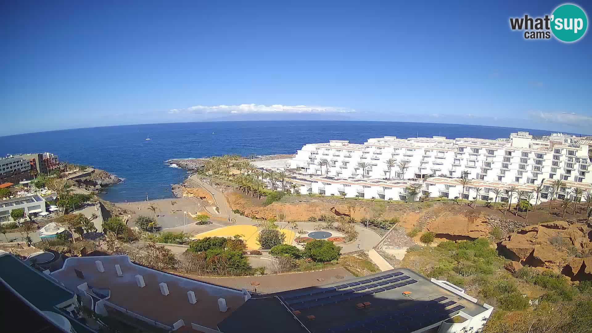 Webcam en vivo Playa de Las Galgas – Playa Paraíso – Isla de La Gomera – Costa Adeje – Tenerife