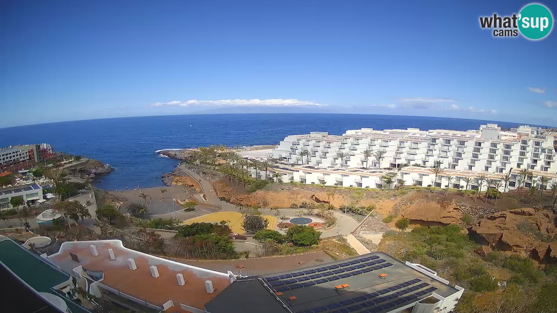 Webcam en direct Playa de Las Galgas – Playa Paraiso – île de La Gomera – Costa Adeje – Tenerife