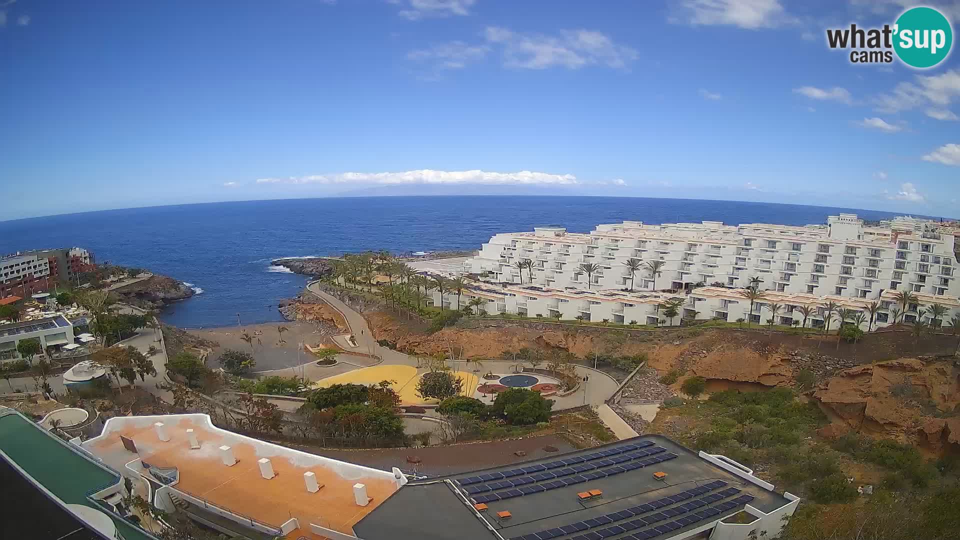 Webcam en vivo Playa de Las Galgas – Playa Paraíso – Isla de La Gomera – Costa Adeje – Tenerife