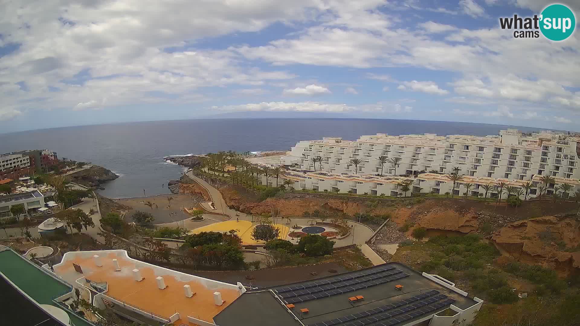 Web kamera uživo Playa de Las Galgas – Playa Paraiso – otok La Gomera – Costa Adeje – Tenerife