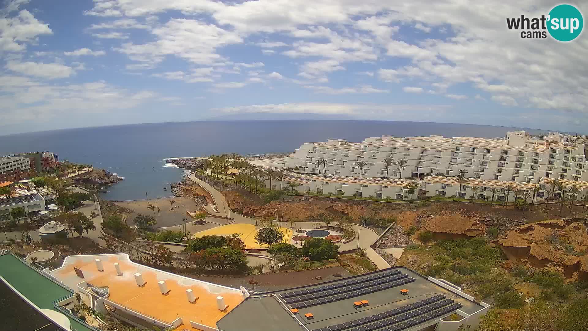 Webcam live spiaggia Las Galgas – Playa Paraiso – Isola La Gomera – Costa Adeje – Tenerife