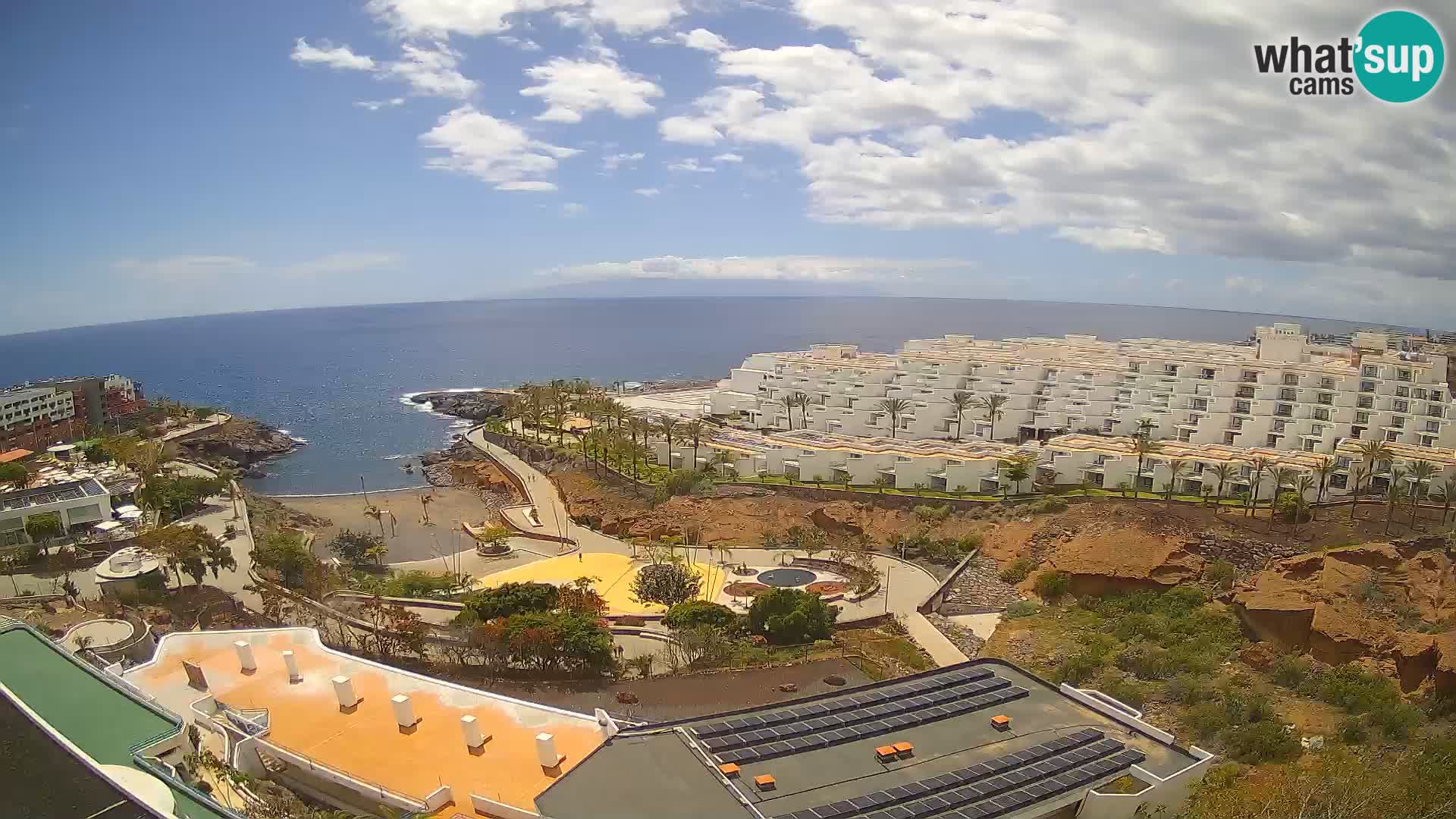 Web kamera uživo Playa de Las Galgas – Playa Paraiso – otok La Gomera – Costa Adeje – Tenerife