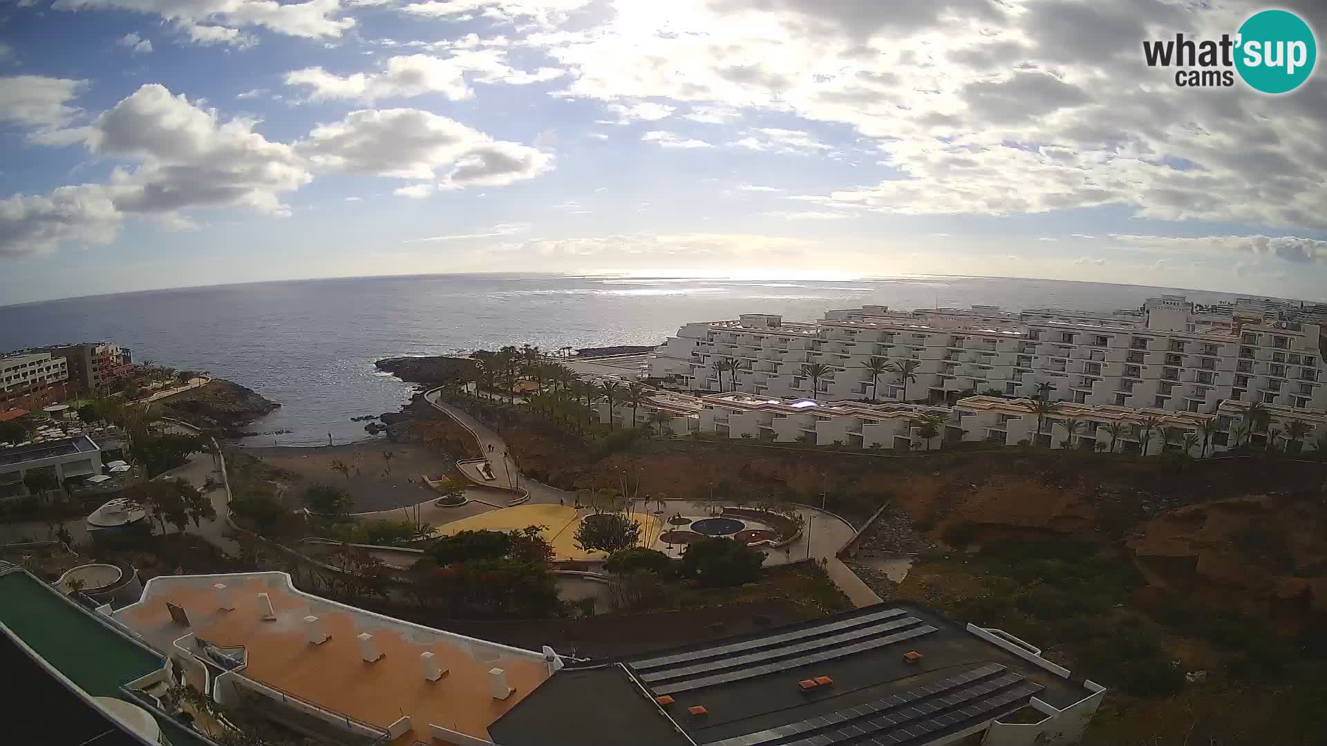 Live webcam Playa de Las Galgas – Playa Paraiso – La Gomera island – Adeje – Tenerife