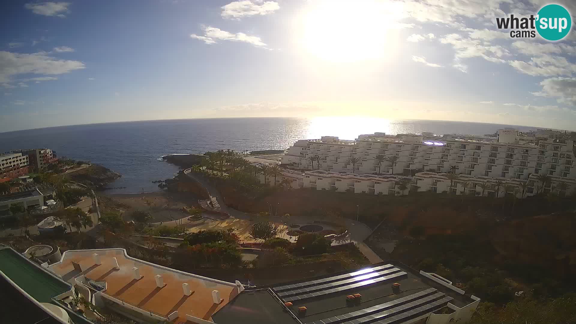 Live webcam Playa de Las Galgas – Playa Paraiso – La Gomera island – Adeje – Tenerife