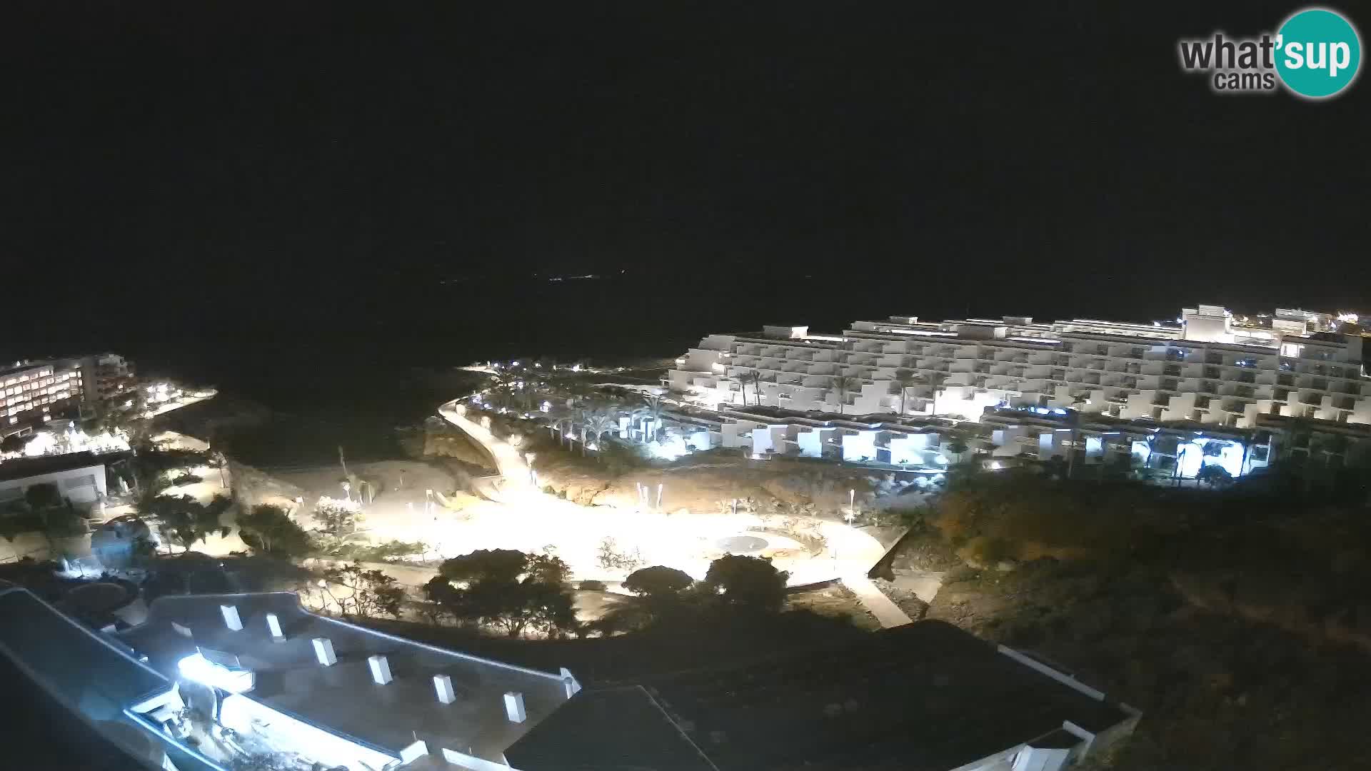 Live webcam Playa de Las Galgas – Playa Paraiso – La Gomera island – Adeje – Tenerife