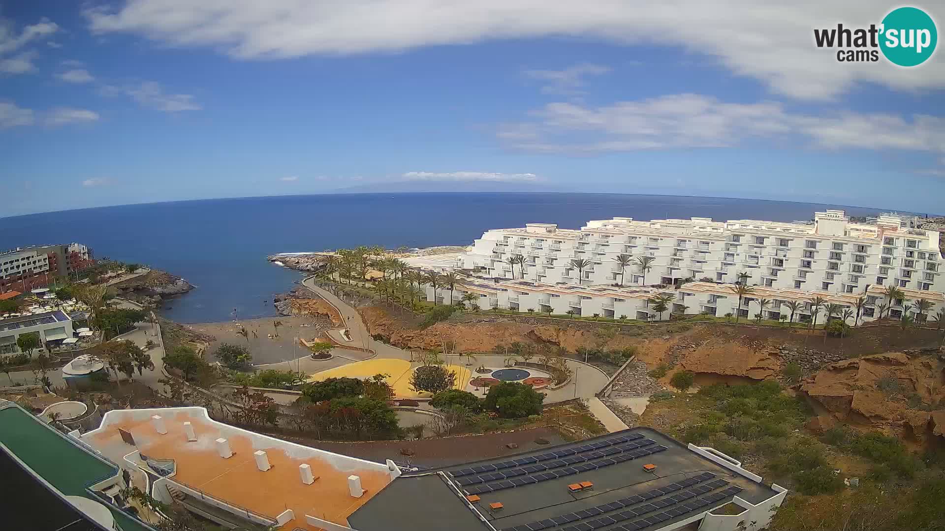 Live-Webcam Las Galgas Strand – Playa Paraiso – Insel La Gomera – Costa Adeje – Teneriffa