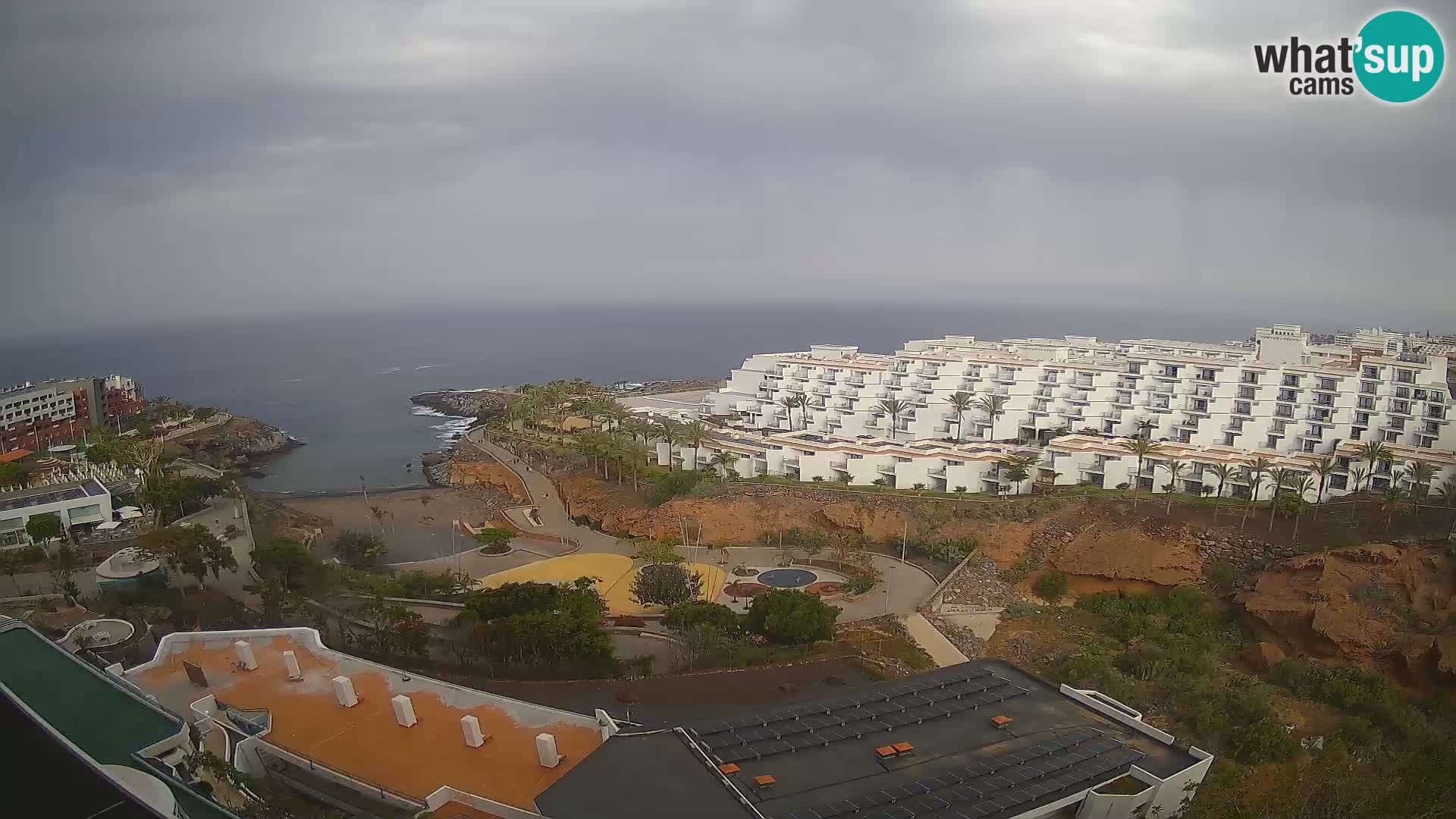 Live webcam Playa de Las Galgas – Playa Paraiso – La Gomera island – Adeje – Tenerife