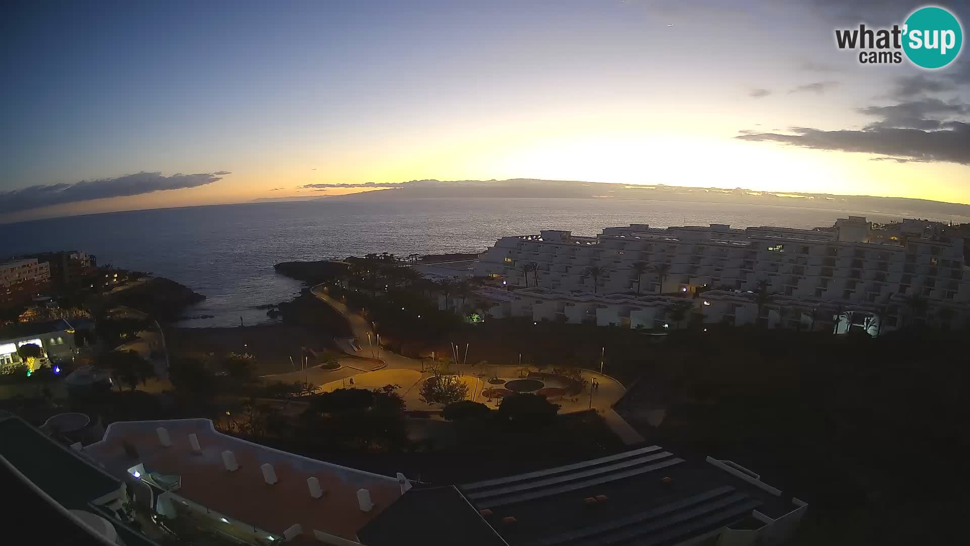 Webcam en vivo Playa de Las Galgas – Playa Paraíso – Isla de La Gomera – Costa Adeje – Tenerife