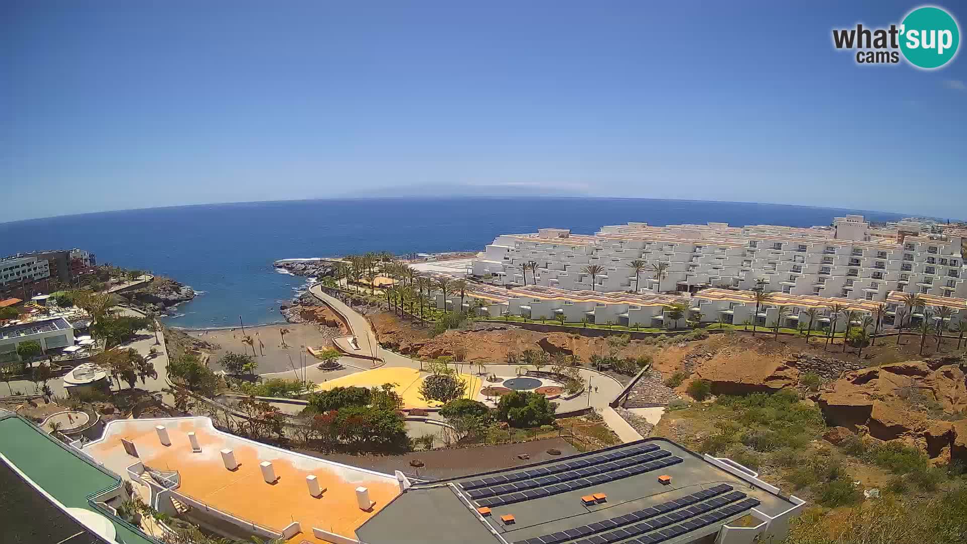 Webcam en vivo Playa de Las Galgas – Playa Paraíso – Isla de La Gomera – Costa Adeje – Tenerife