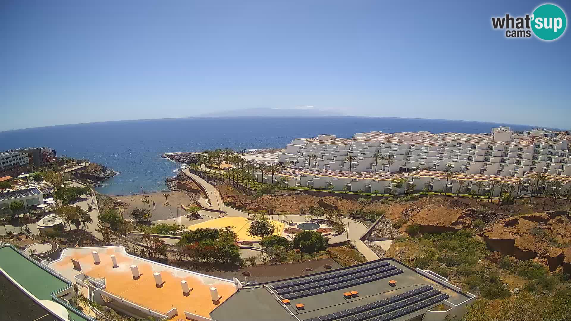 Webcam en direct Playa de Las Galgas – Playa Paraiso – île de La Gomera – Costa Adeje – Tenerife