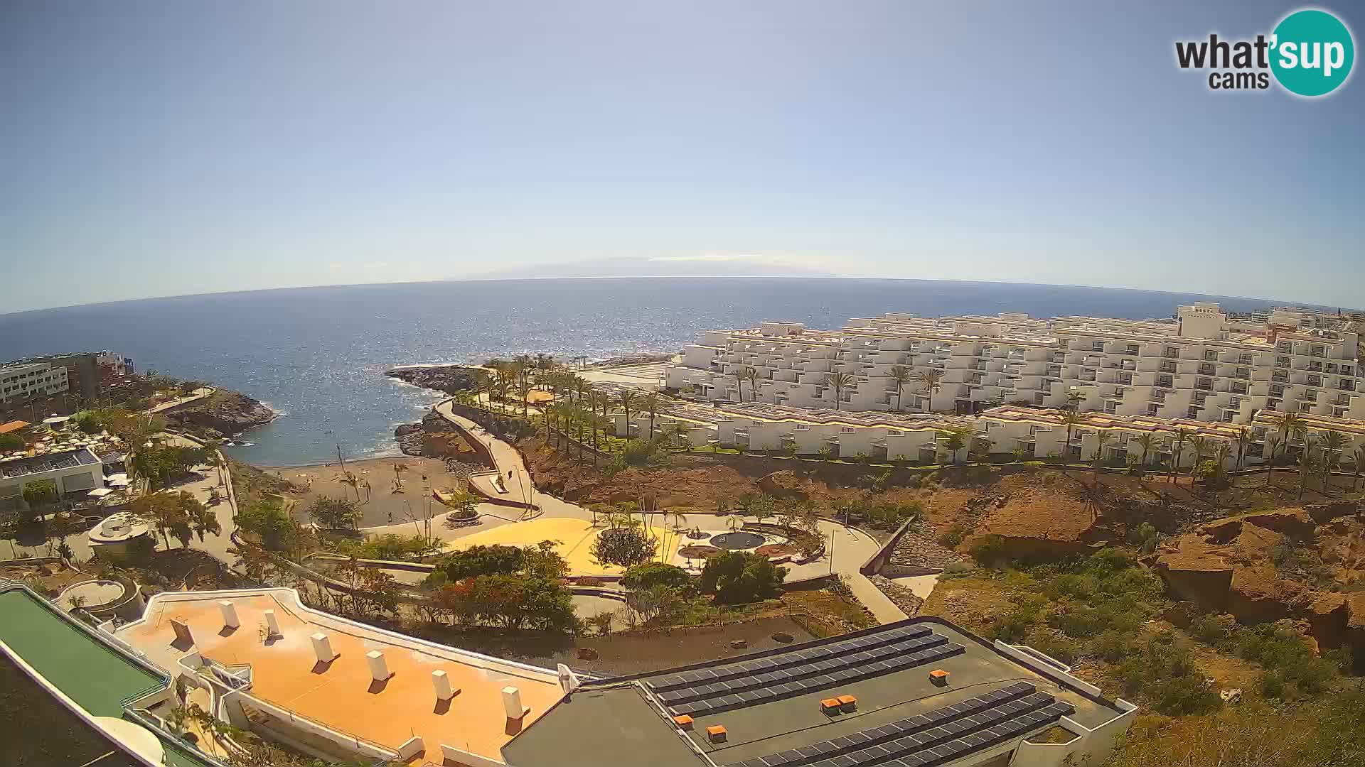Webcam live spiaggia Las Galgas – Playa Paraiso – Isola La Gomera – Costa Adeje – Tenerife