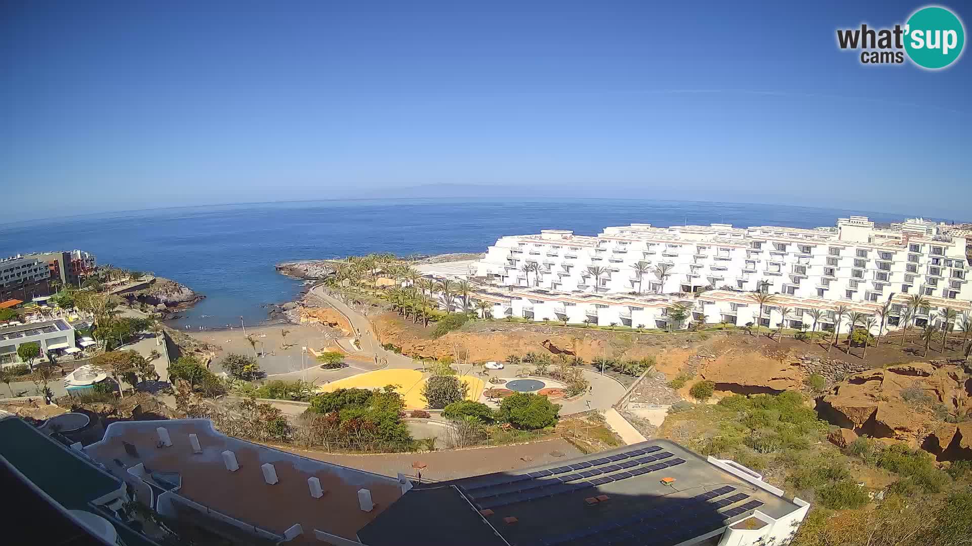 Webcam en vivo Playa de Las Galgas – Playa Paraíso – Isla de La Gomera – Costa Adeje – Tenerife