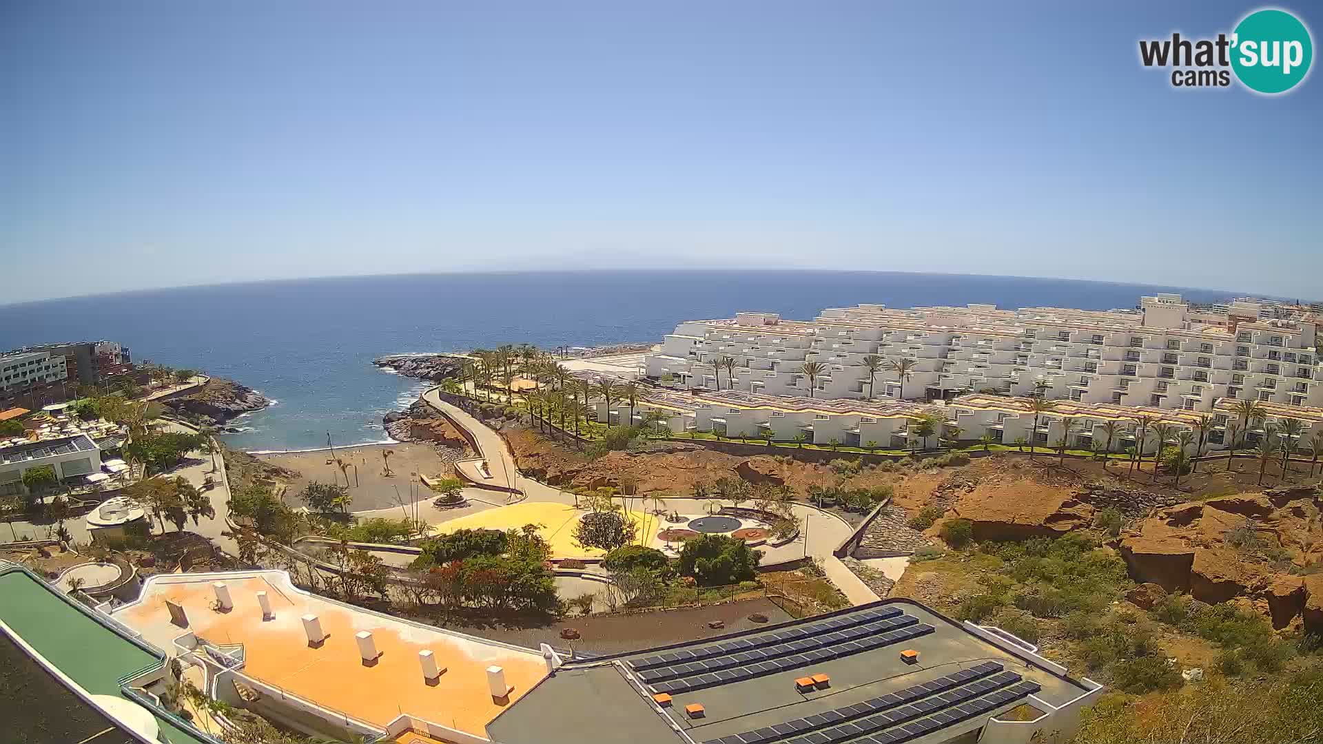 Live-Webcam Las Galgas Strand – Playa Paraiso – Insel La Gomera – Costa Adeje – Teneriffa