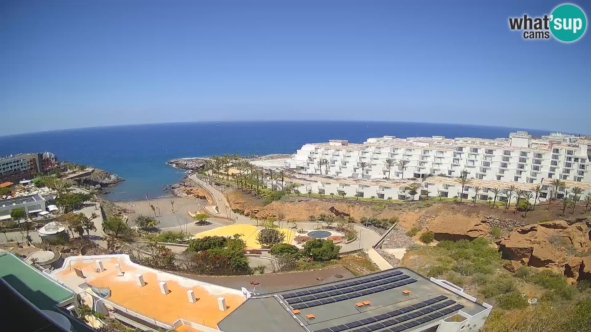 Live-Webcam Las Galgas Strand – Playa Paraiso – Insel La Gomera – Costa Adeje – Teneriffa