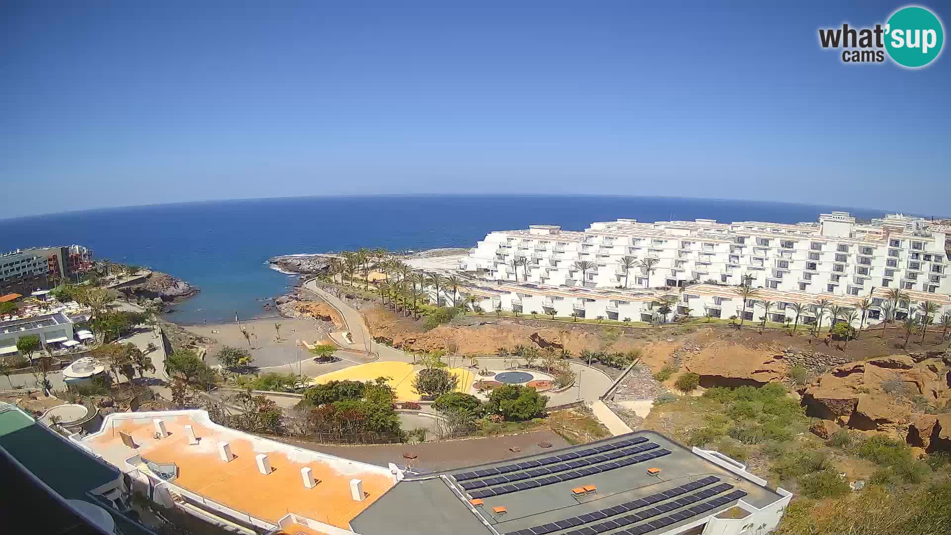 Live-Webcam Las Galgas Strand – Playa Paraiso – Insel La Gomera – Costa Adeje – Teneriffa
