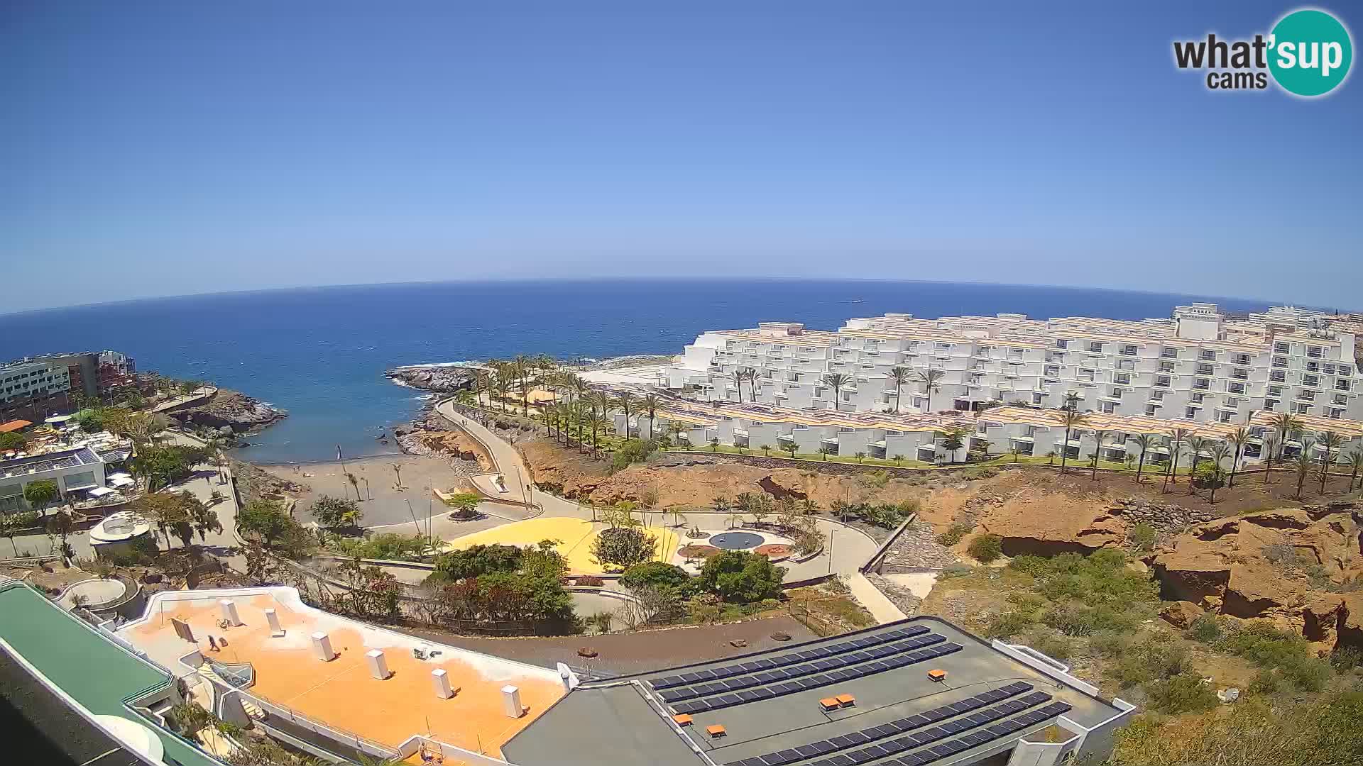 Live-Webcam Las Galgas Strand – Playa Paraiso – Insel La Gomera – Costa Adeje – Teneriffa