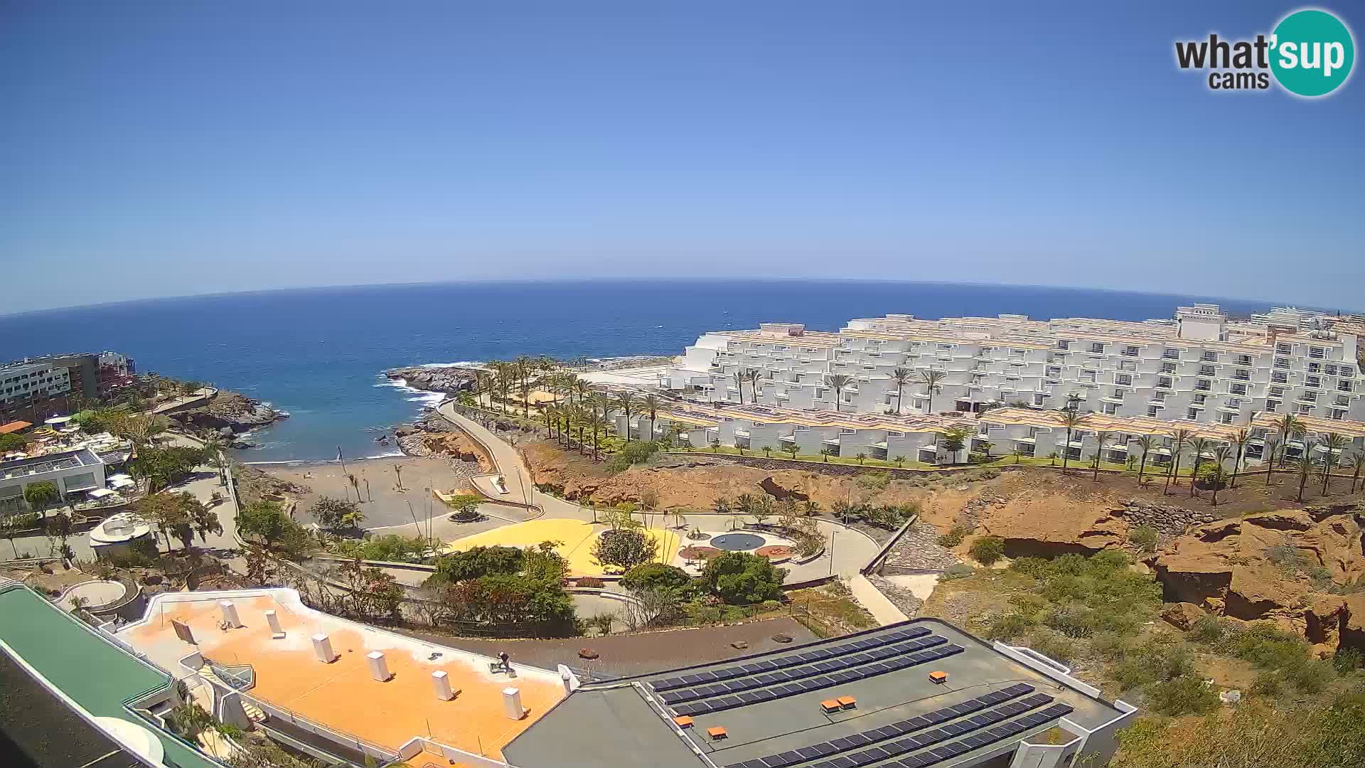 Live-Webcam Las Galgas Strand – Playa Paraiso – Insel La Gomera – Costa Adeje – Teneriffa