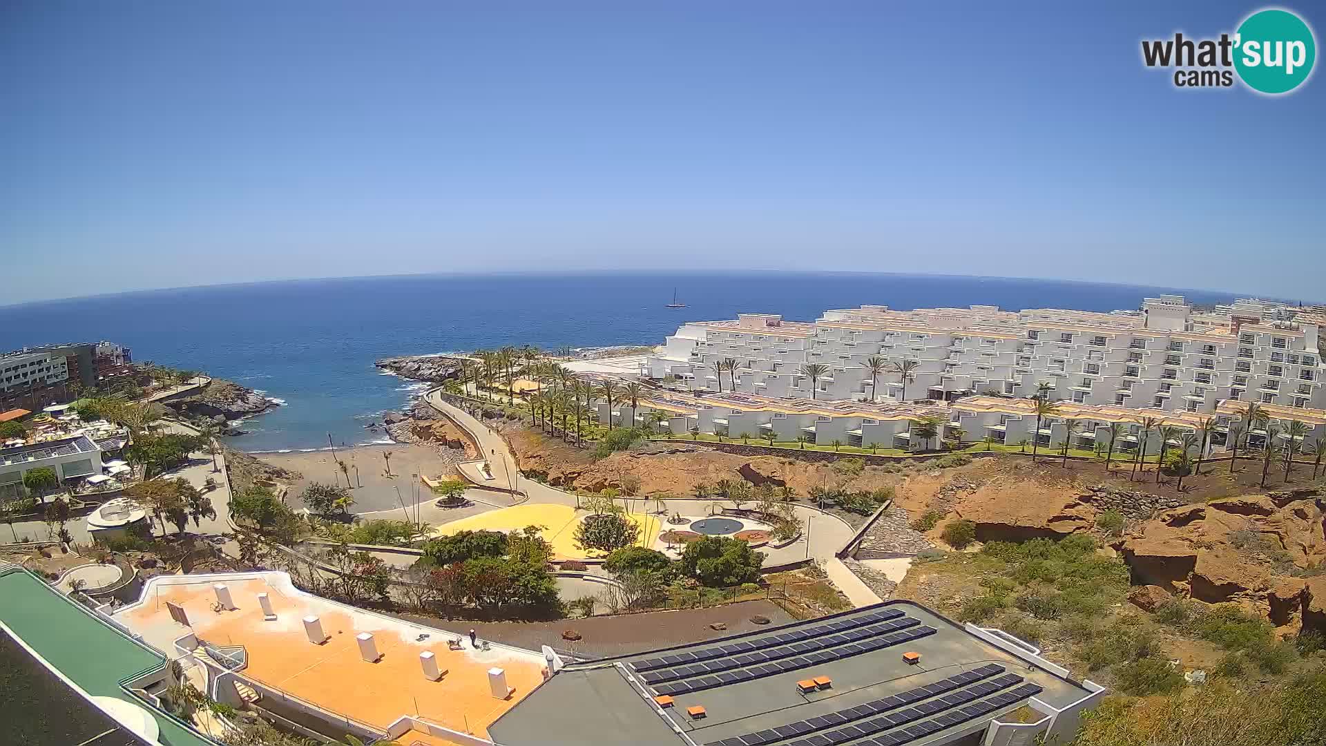 Live-Webcam Las Galgas Strand – Playa Paraiso – Insel La Gomera – Costa Adeje – Teneriffa
