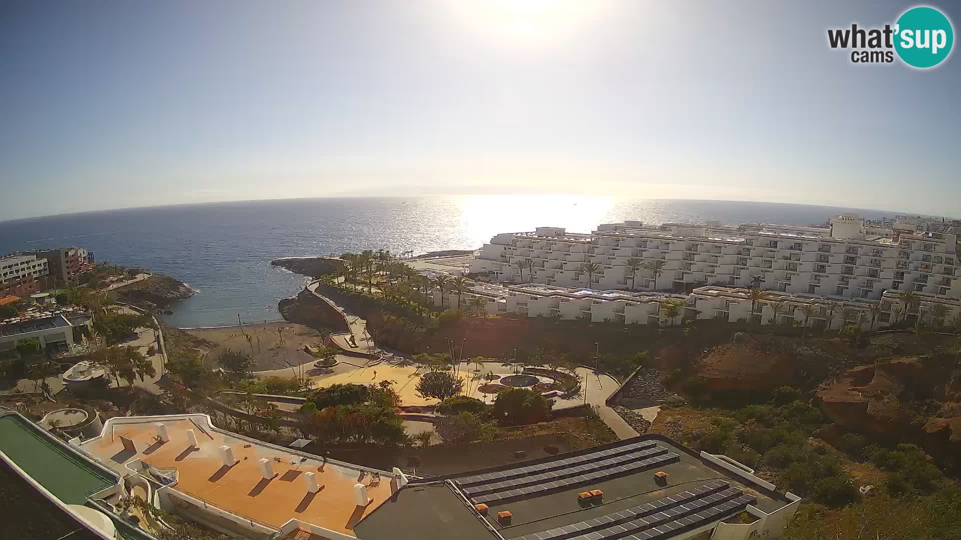 Live webcam Playa de Las Galgas – Playa Paraiso – La Gomera island – Adeje – Tenerife