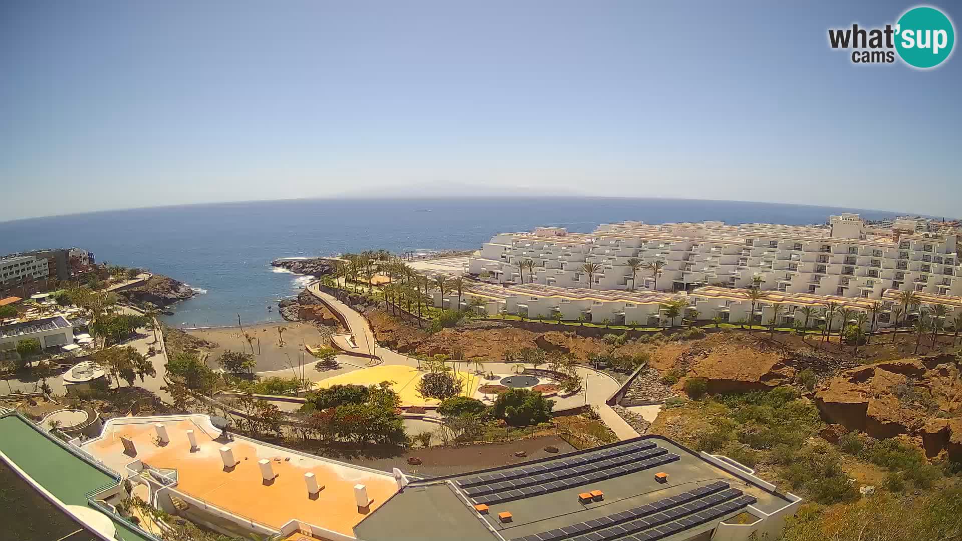 Webcam en direct Playa de Las Galgas – Playa Paraiso – île de La Gomera – Costa Adeje – Tenerife