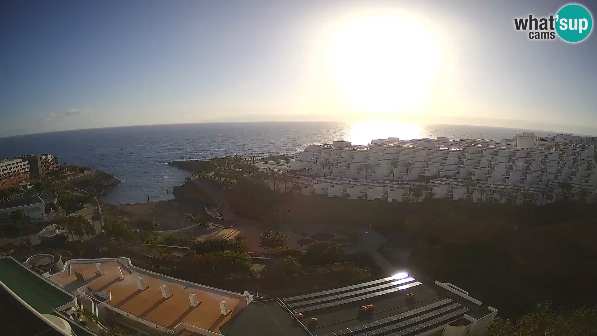 Spletna kamera v živo Las Galgas plaža – Playa Paraiso – otok La Gomera – Costa Adeje – Tenerife