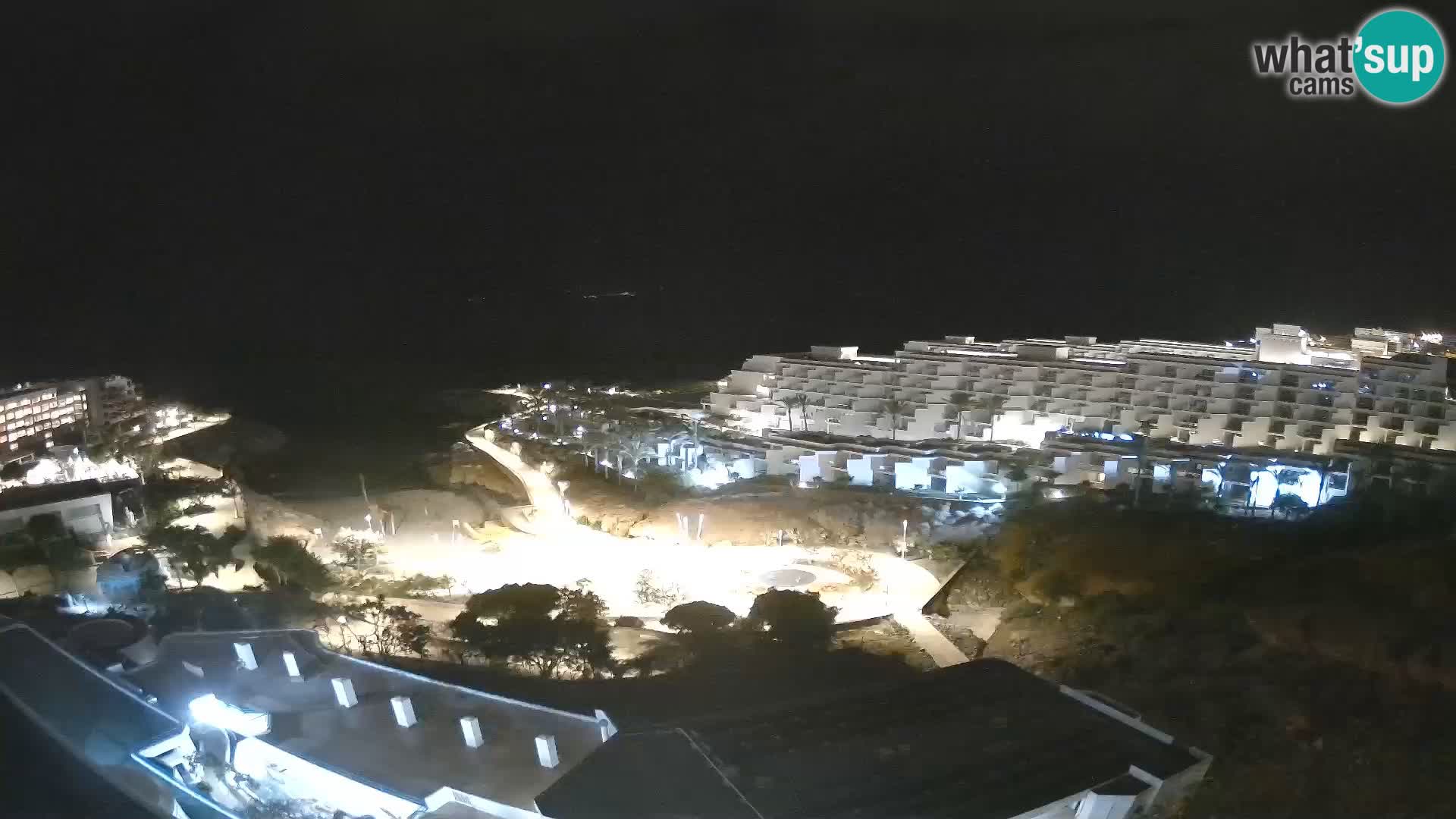 Live webcam Playa de Las Galgas – Playa Paraiso – La Gomera island – Adeje – Tenerife