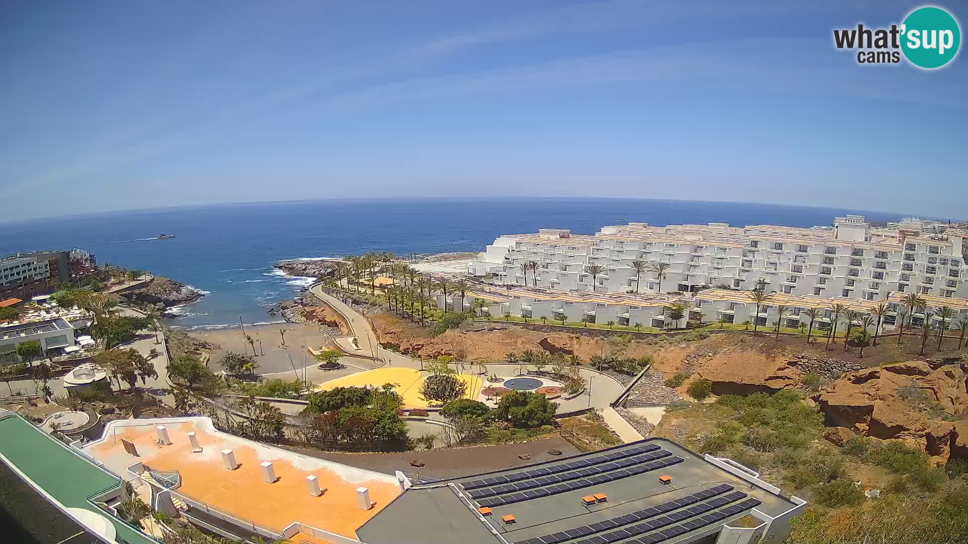 Webcam live spiaggia Las Galgas – Playa Paraiso – Isola La Gomera – Costa Adeje – Tenerife