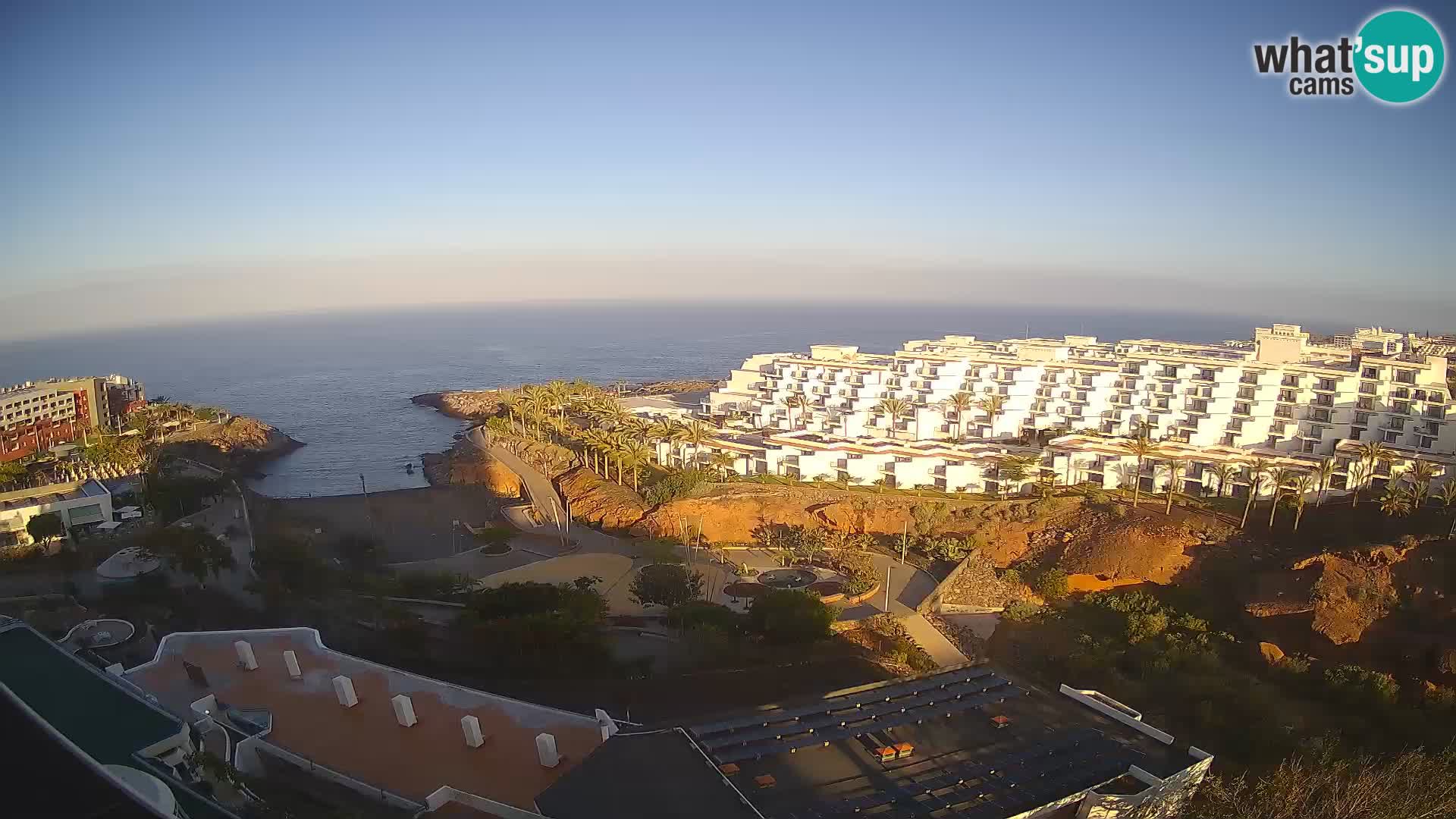Spletna kamera v živo Las Galgas plaža – Playa Paraiso – otok La Gomera – Costa Adeje – Tenerife