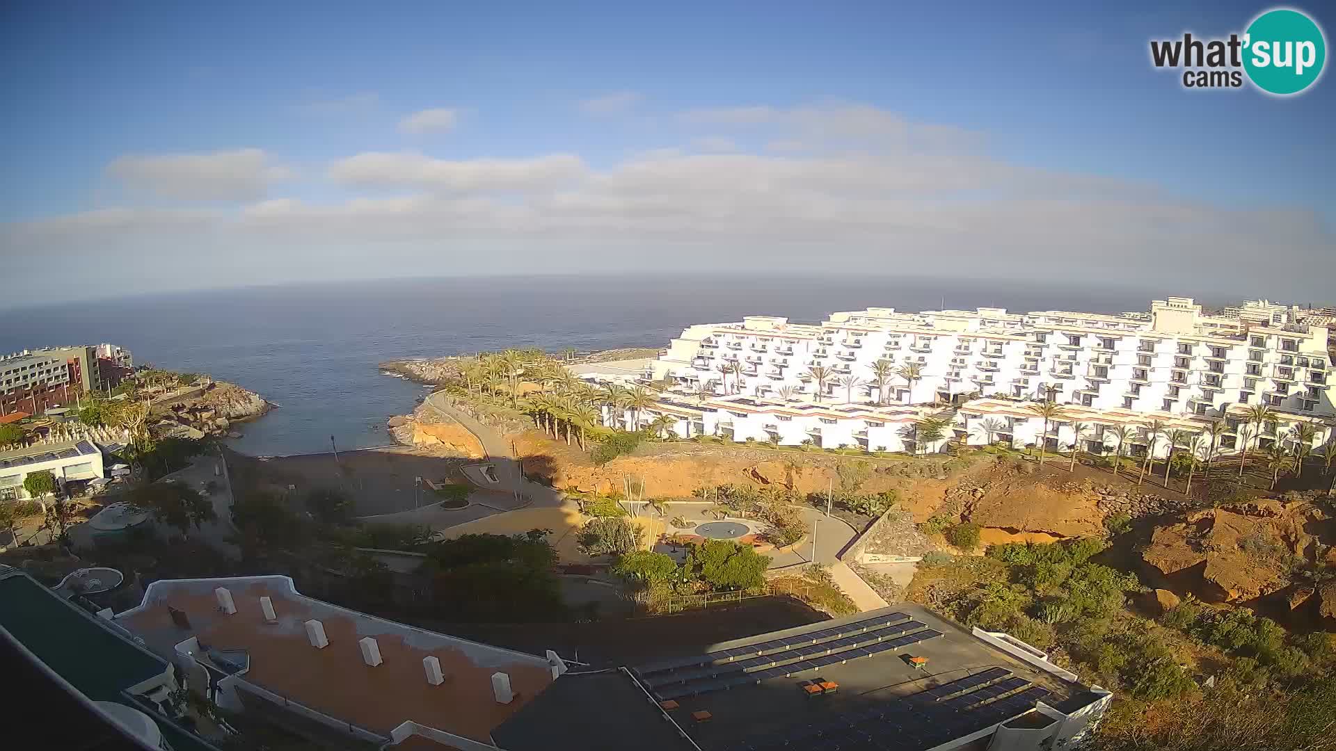 Spletna kamera v živo Las Galgas plaža – Playa Paraiso – otok La Gomera – Costa Adeje – Tenerife