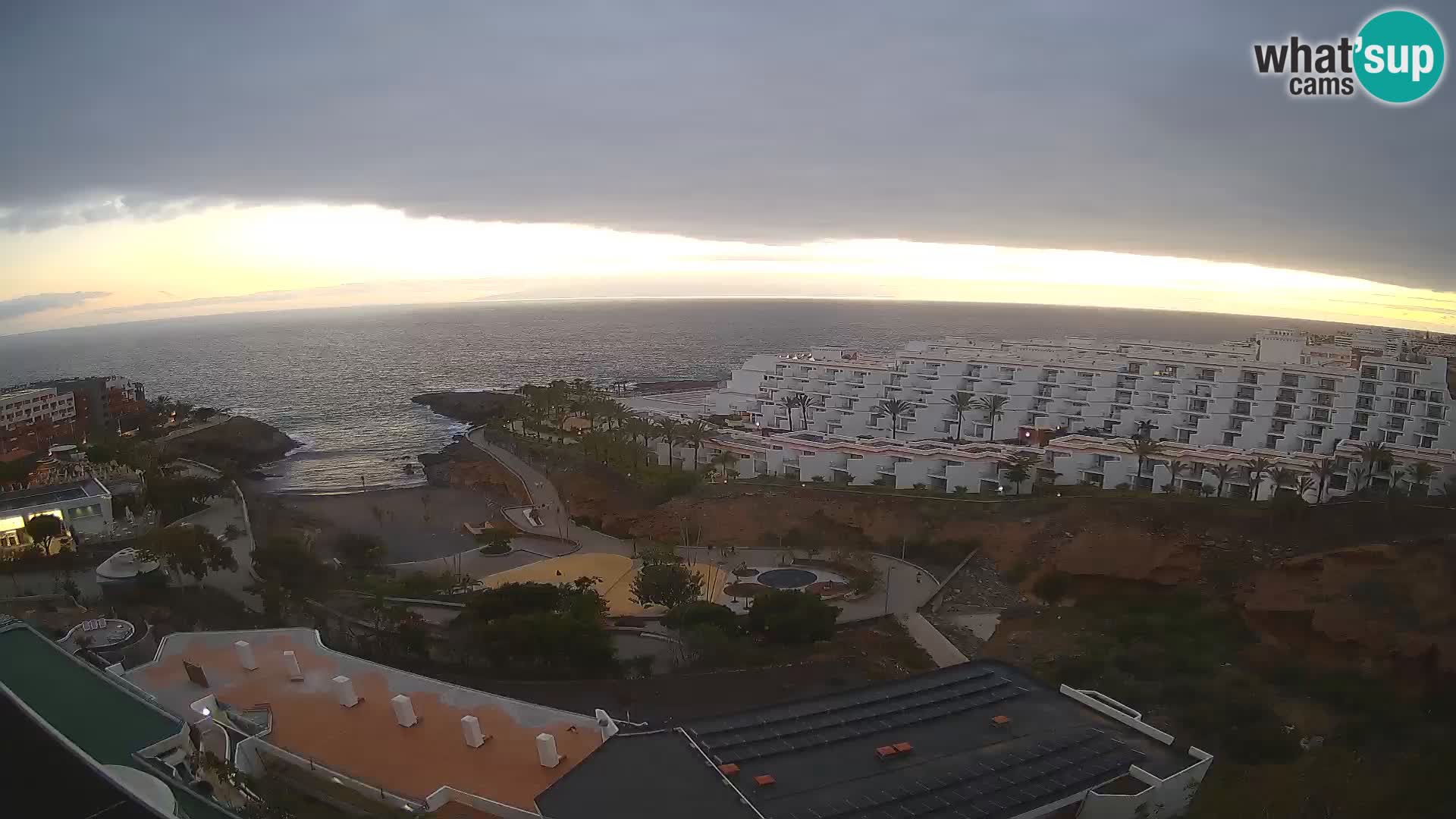 Live webcam Playa de Las Galgas – Playa Paraiso – La Gomera island – Adeje – Tenerife